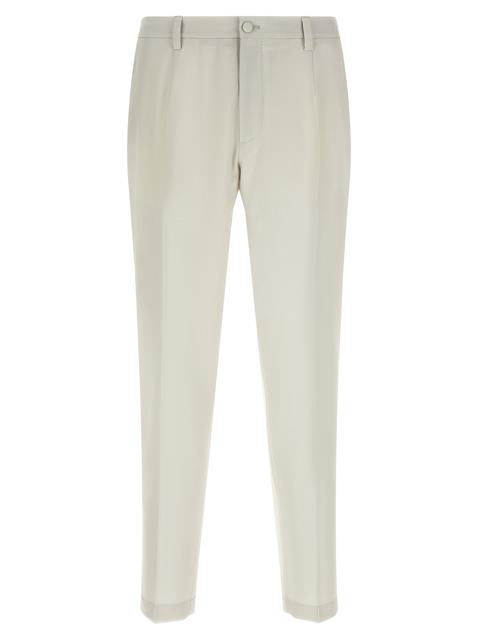 Dolce & Gabbana Men Poplin Wool Pants DOLCE & GABBANA
