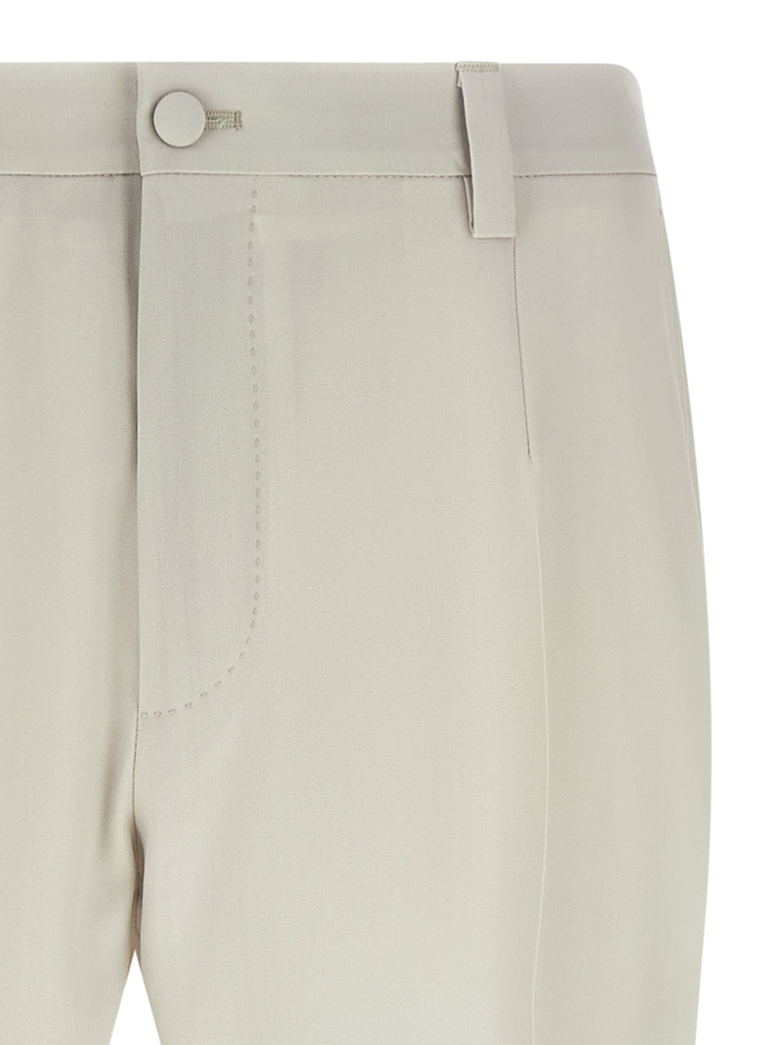 Dolce & Gabbana Men Poplin Wool Pants DOLCE & GABBANA