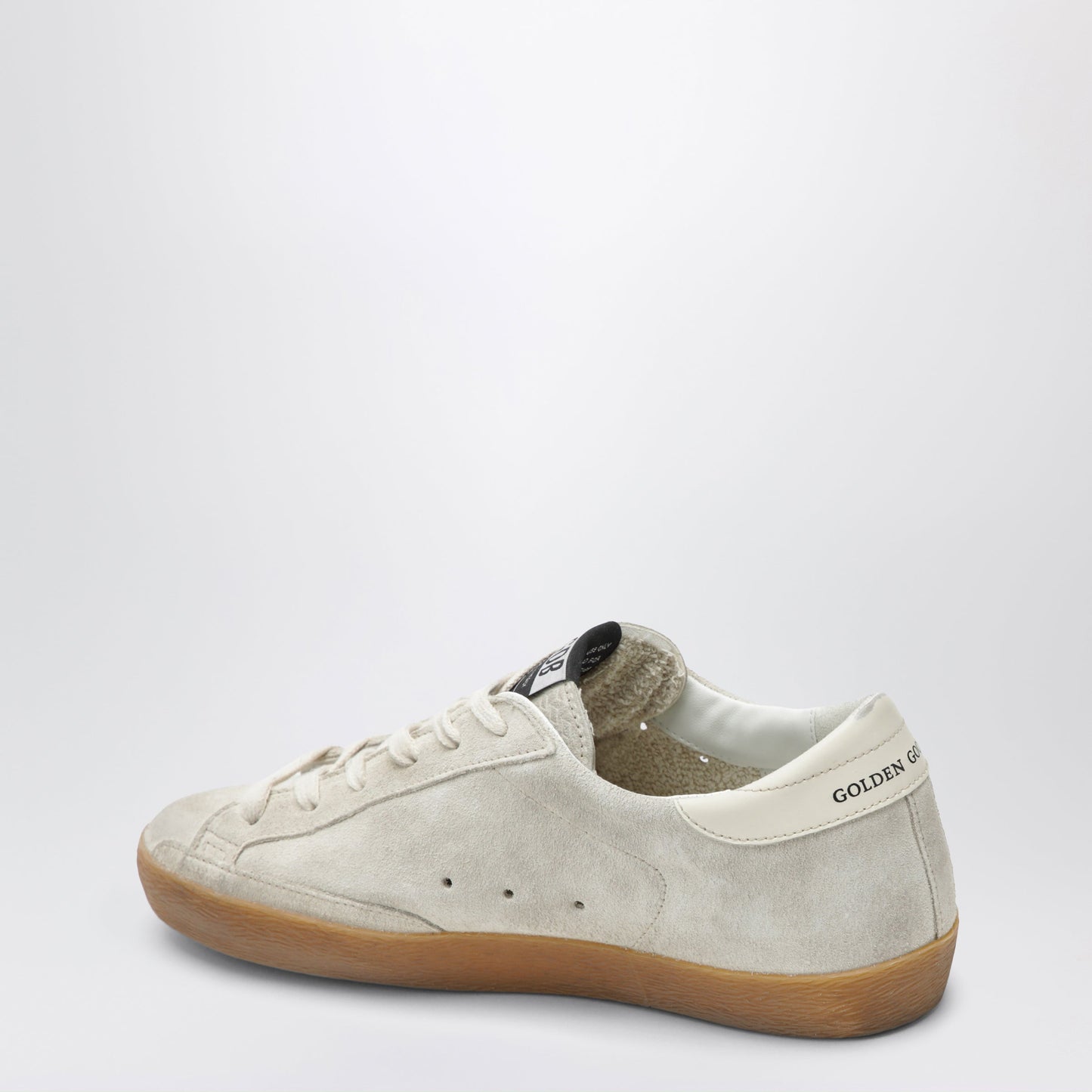 Golden Goose Golden Goose Super-Star Sneakers In Pearl With Glitter Star Women GOLDEN GOOSE