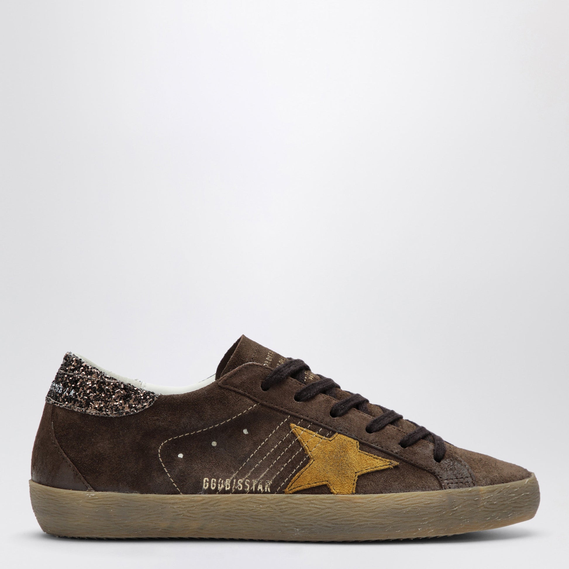 Golden Goose Super-Star Brown/Ochre Suede Sneakers Women GOLDEN GOOSE