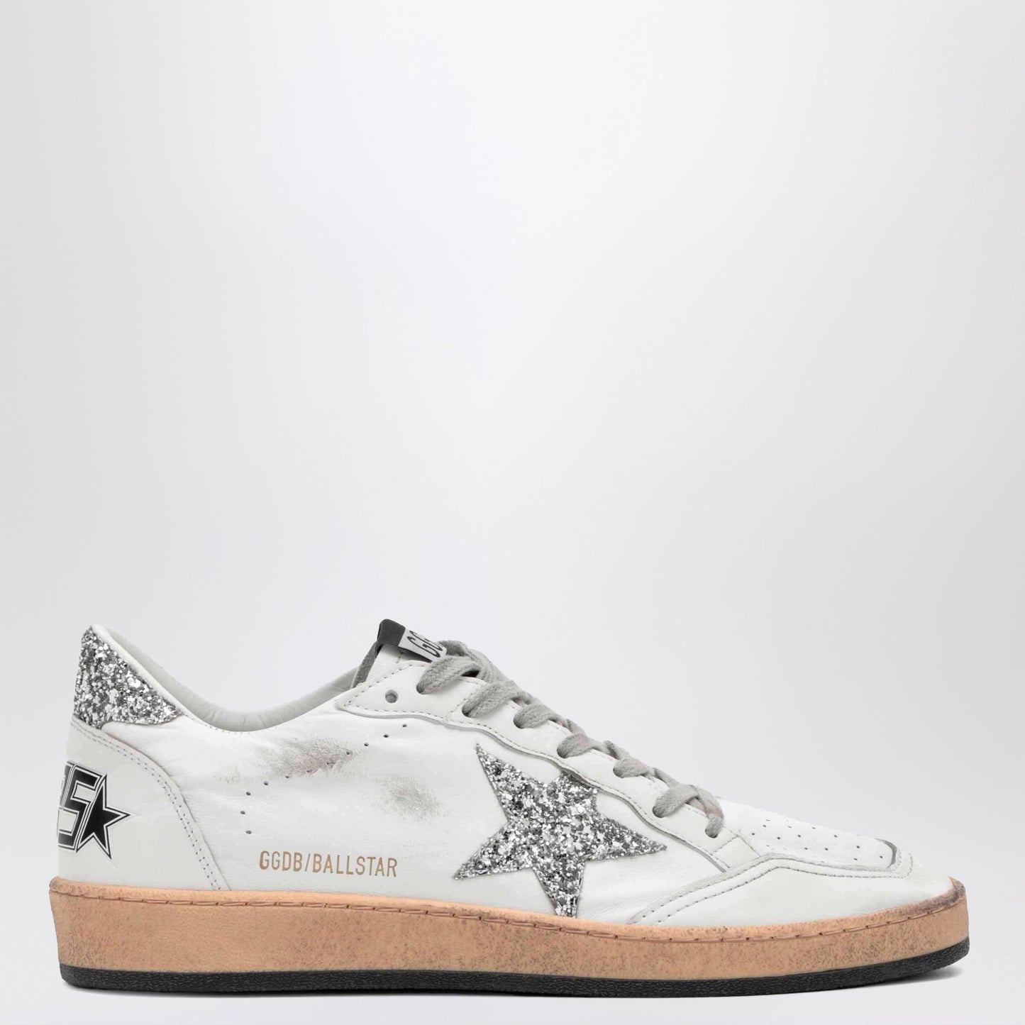 Golden Goose Ball Star White/Silver Trainer Women GOLDEN GOOSE
