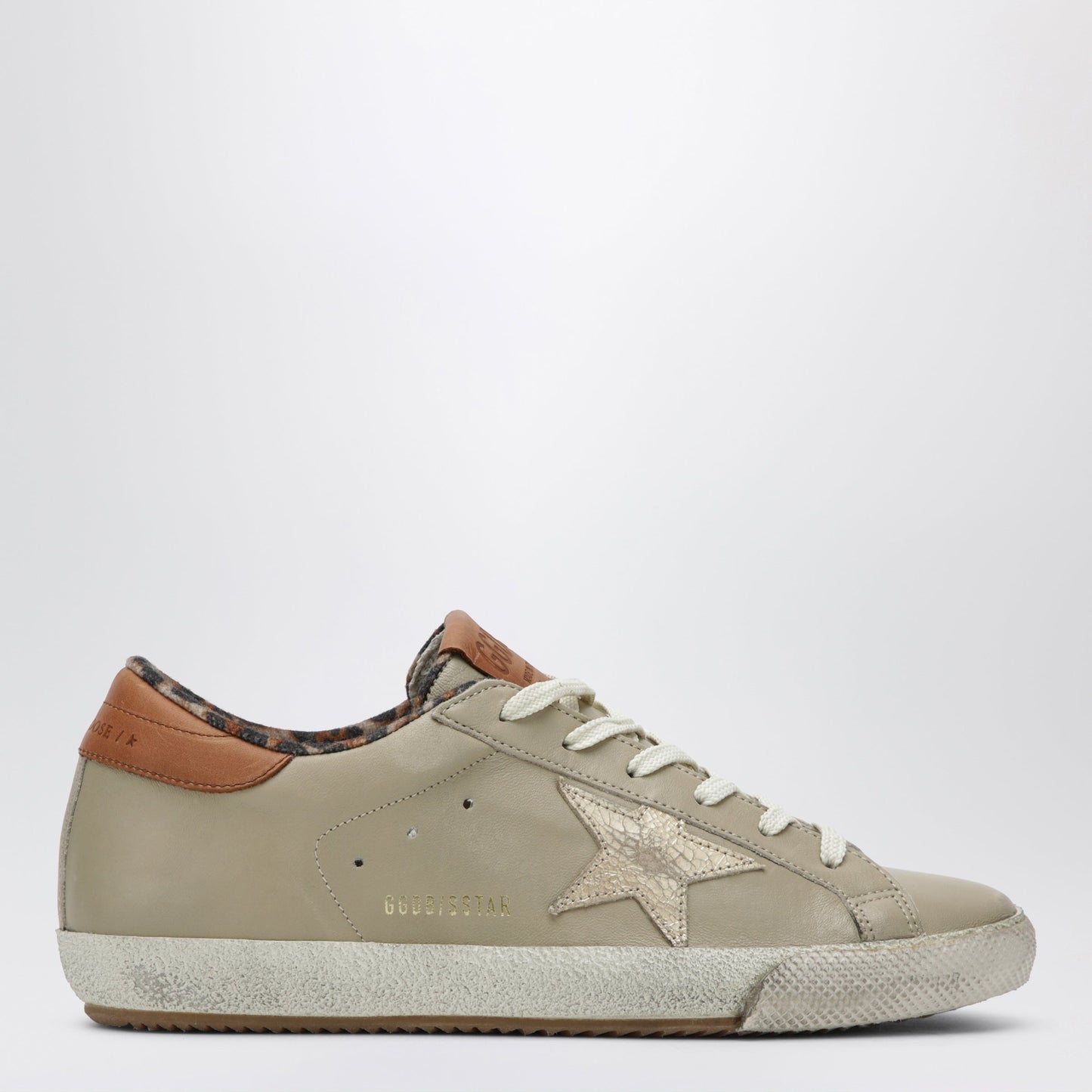 Golden Goose Beige/Platinum/Brown Super-Star Trainers Women GOLDEN GOOSE