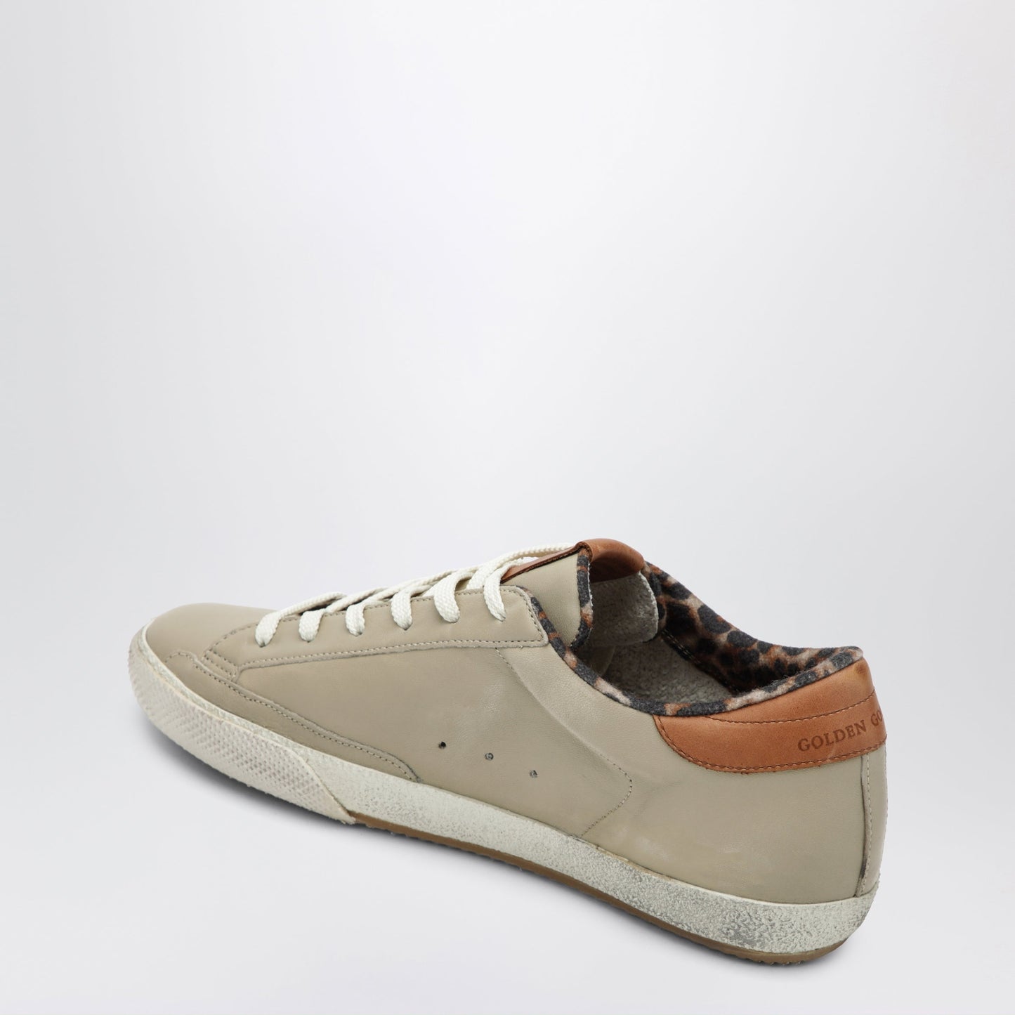 Golden Goose Beige/Platinum/Brown Super-Star Trainers Women GOLDEN GOOSE