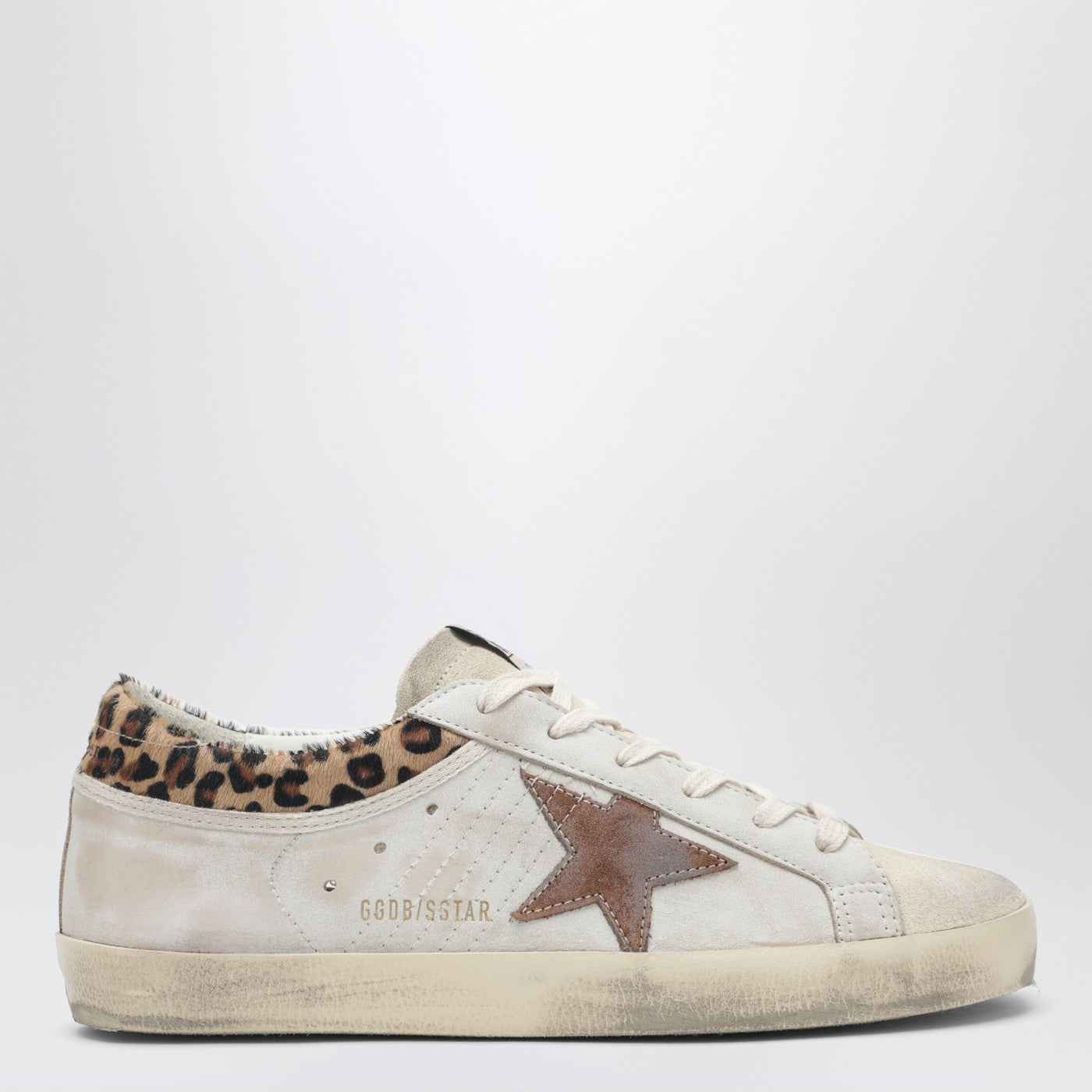 Golden Goose Super-Star Beige Sneakers With Pony Hair Details Women GOLDEN GOOSE