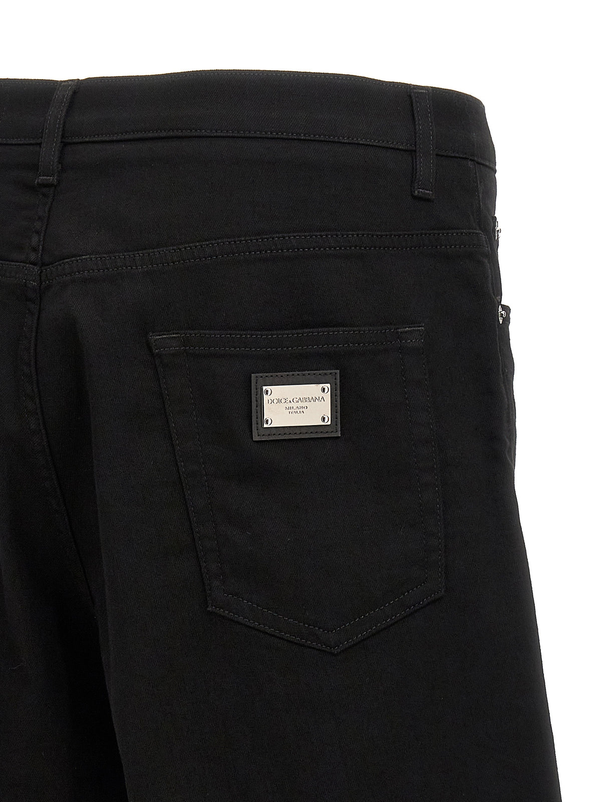 Dolce&Gabbana Men Stretch Denim Bermuda Shorts DOLCE & GABBANA