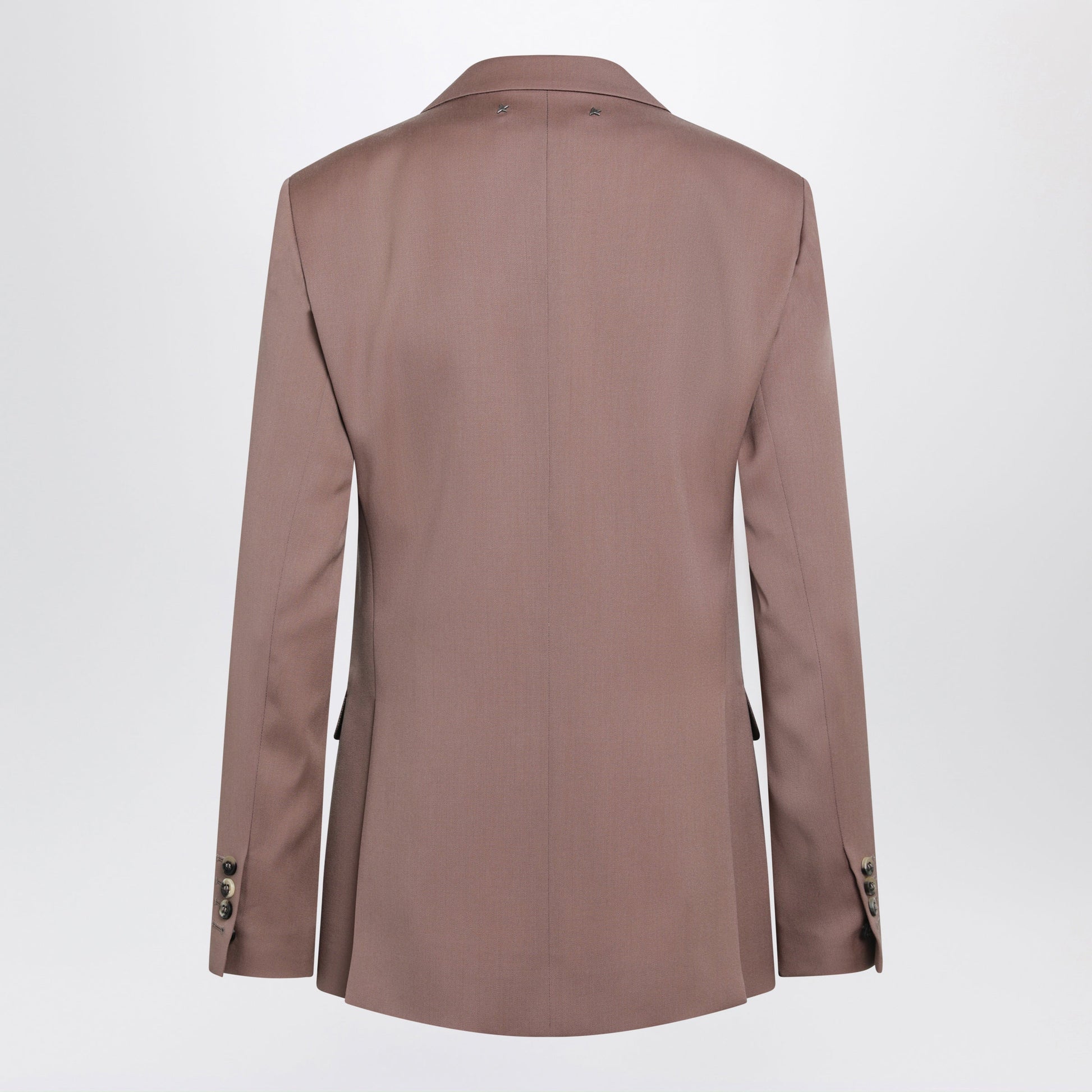 Golden Goose Double-Breasted Bronze Pink Virgin Wool Blazer Women GOLDEN GOOSE