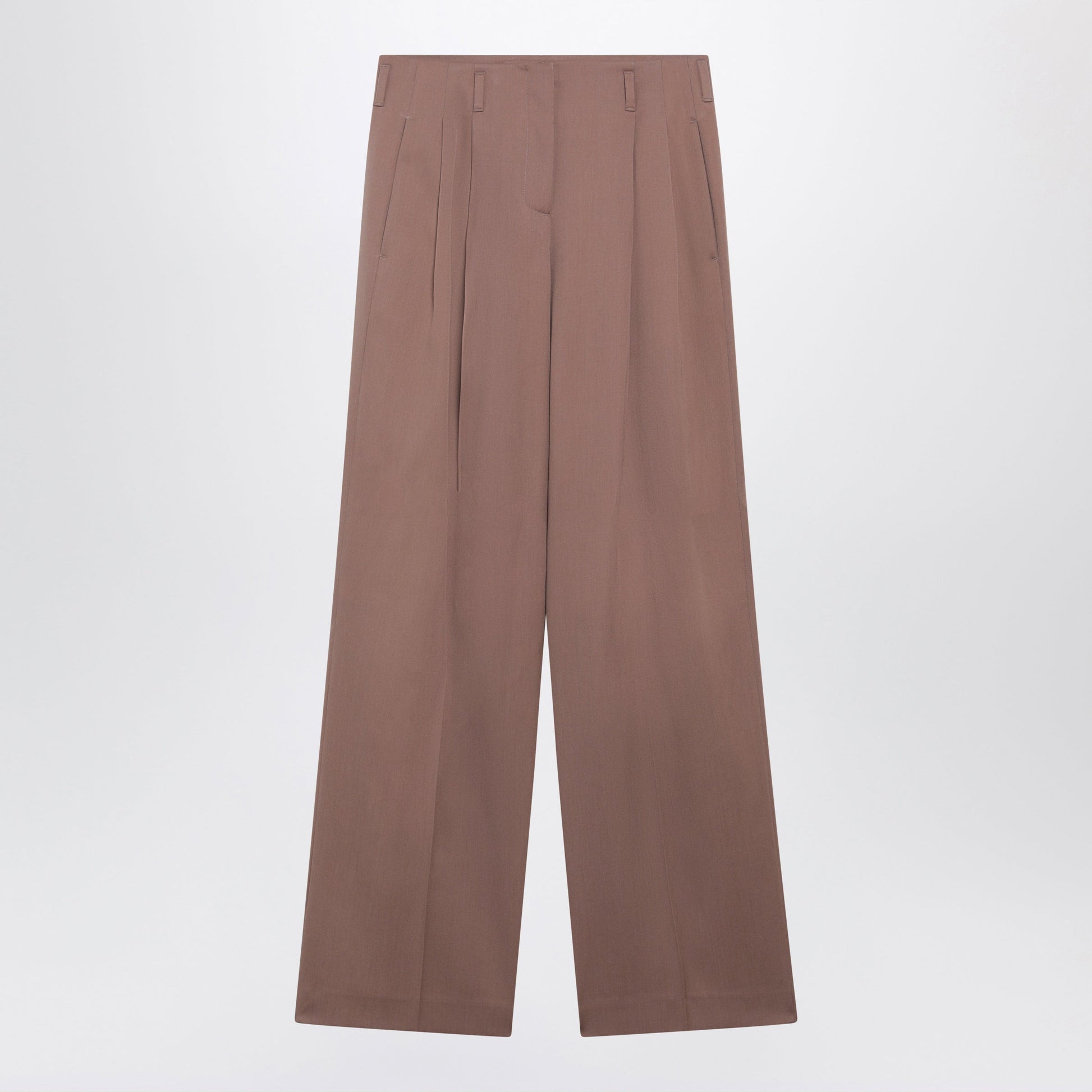 Golden Goose Straight-Leg Bronze Pink Virgin Wool Trousers Women GOLDEN GOOSE