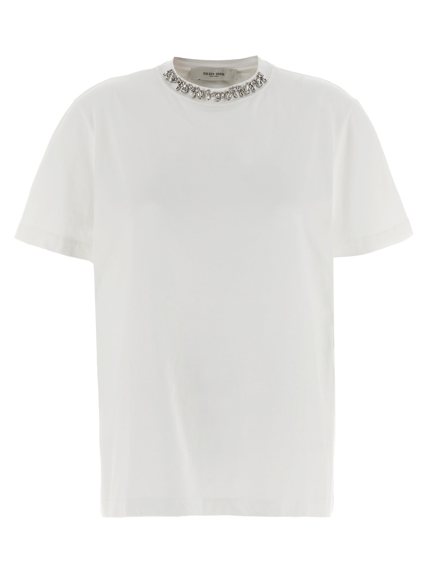Golden Goose Women Crystal Crew Neck T-Shirt GOLDEN GOOSE