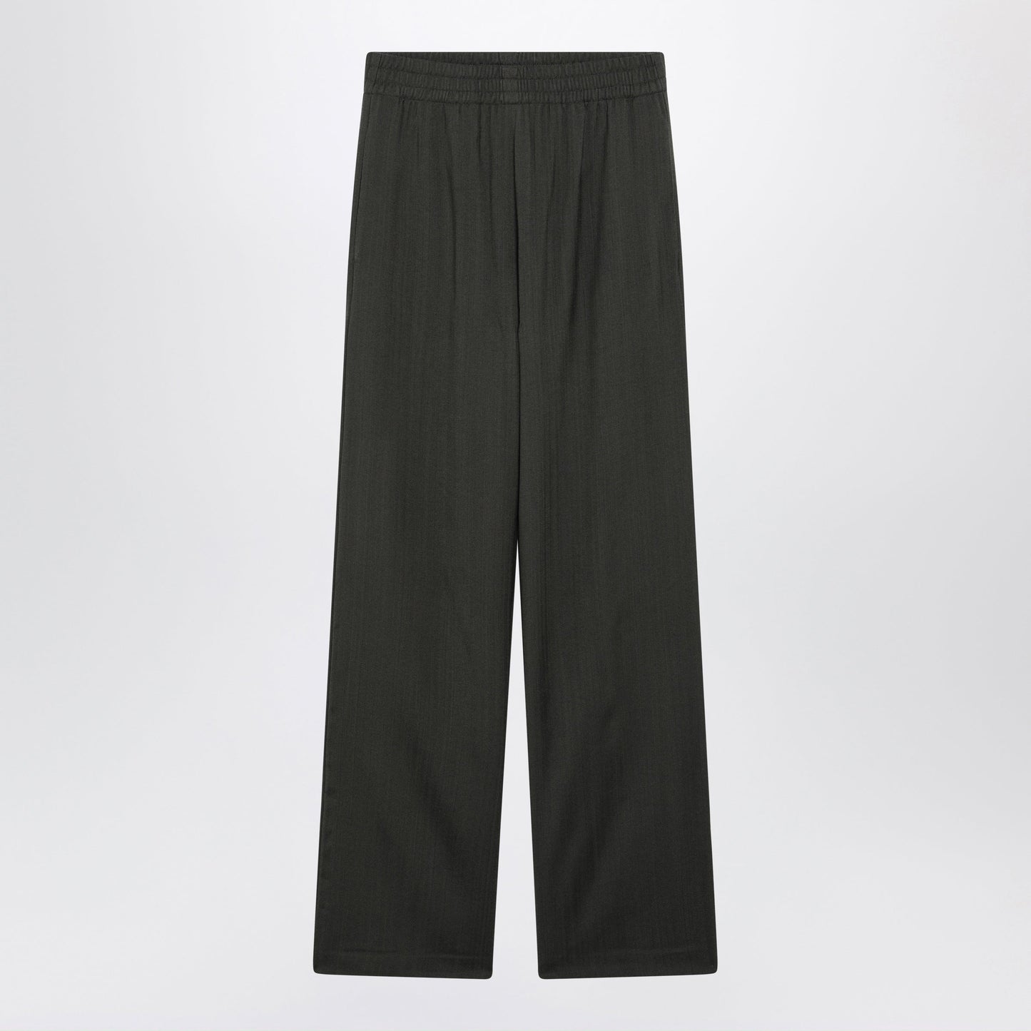 Golden Goose Dark Green Wool-Blend Trousers Women GOLDEN GOOSE