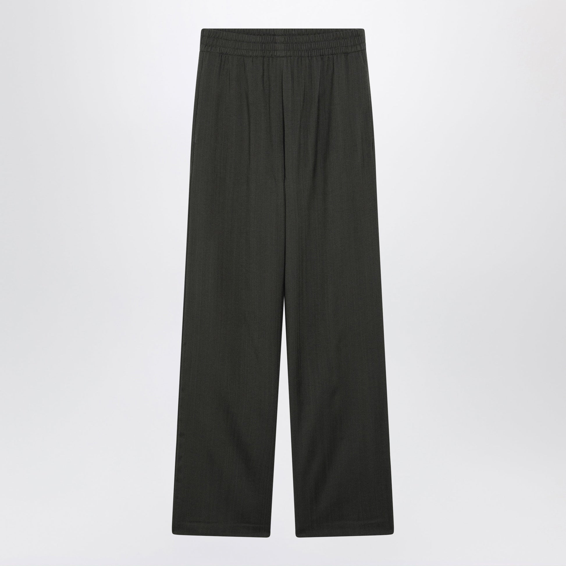 Golden Goose Dark Green Wool-Blend Trousers Women GOLDEN GOOSE
