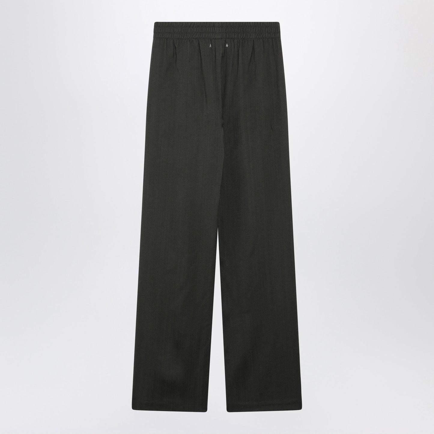 Golden Goose Dark Green Wool-Blend Trousers Women GOLDEN GOOSE
