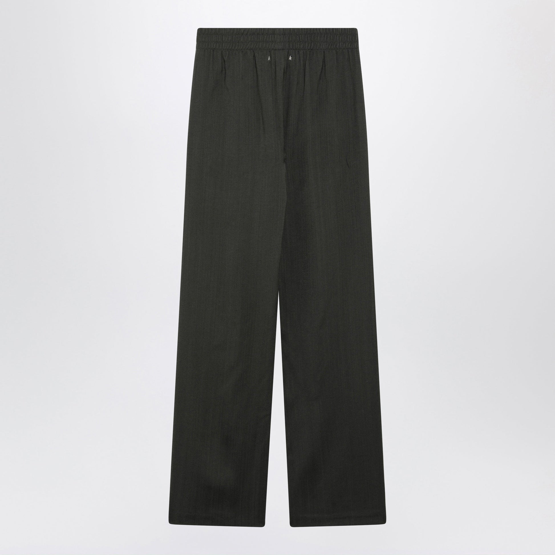 Golden Goose Dark Green Wool-Blend Trousers Women GOLDEN GOOSE