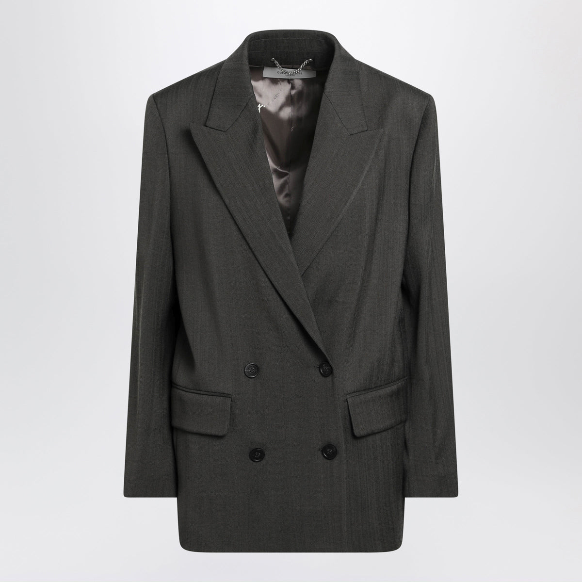 Golden Goose Green Journey Blazer In Viscose And Wool Blend Women GOLDEN GOOSE
