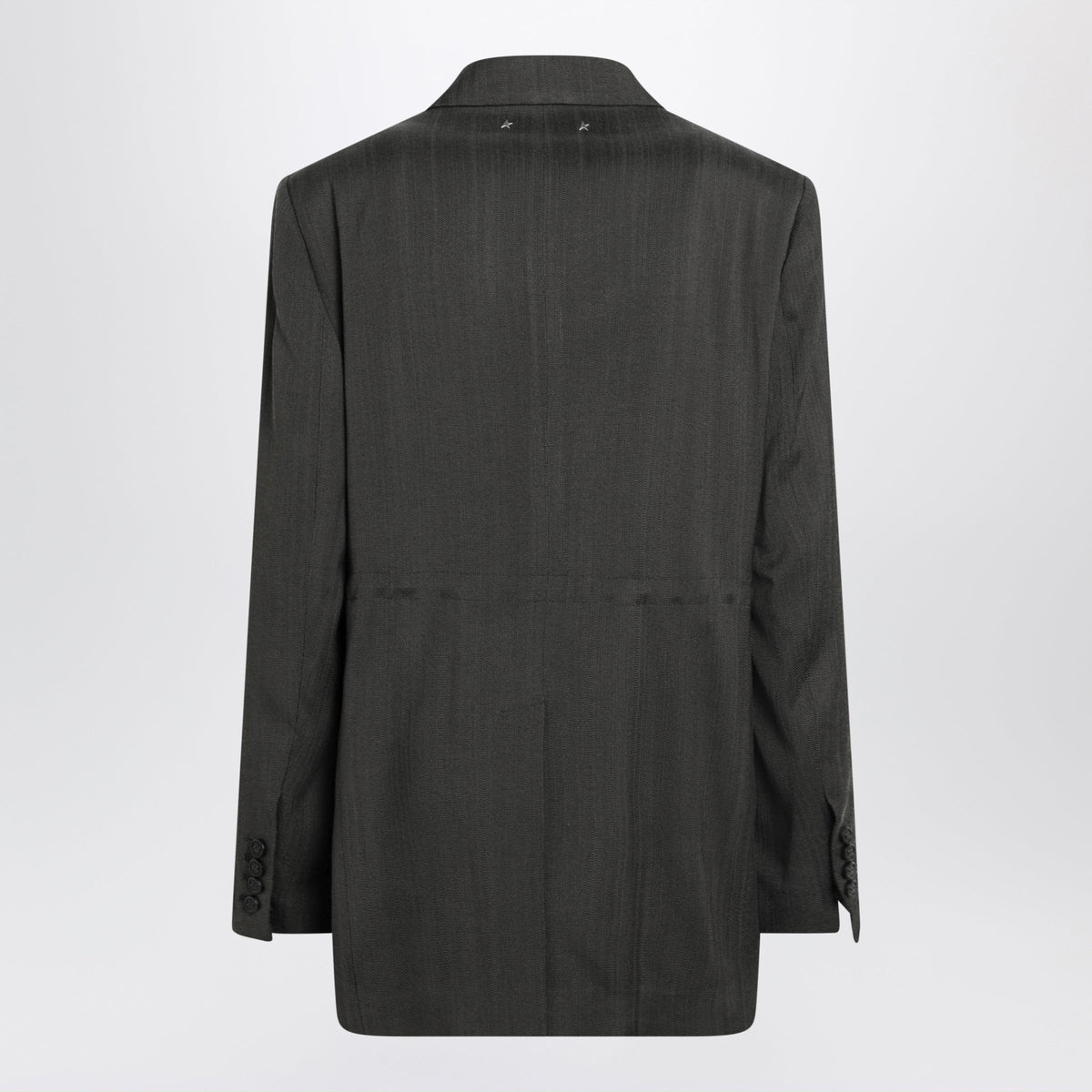 Golden Goose Green Journey Blazer In Viscose And Wool Blend Women GOLDEN GOOSE