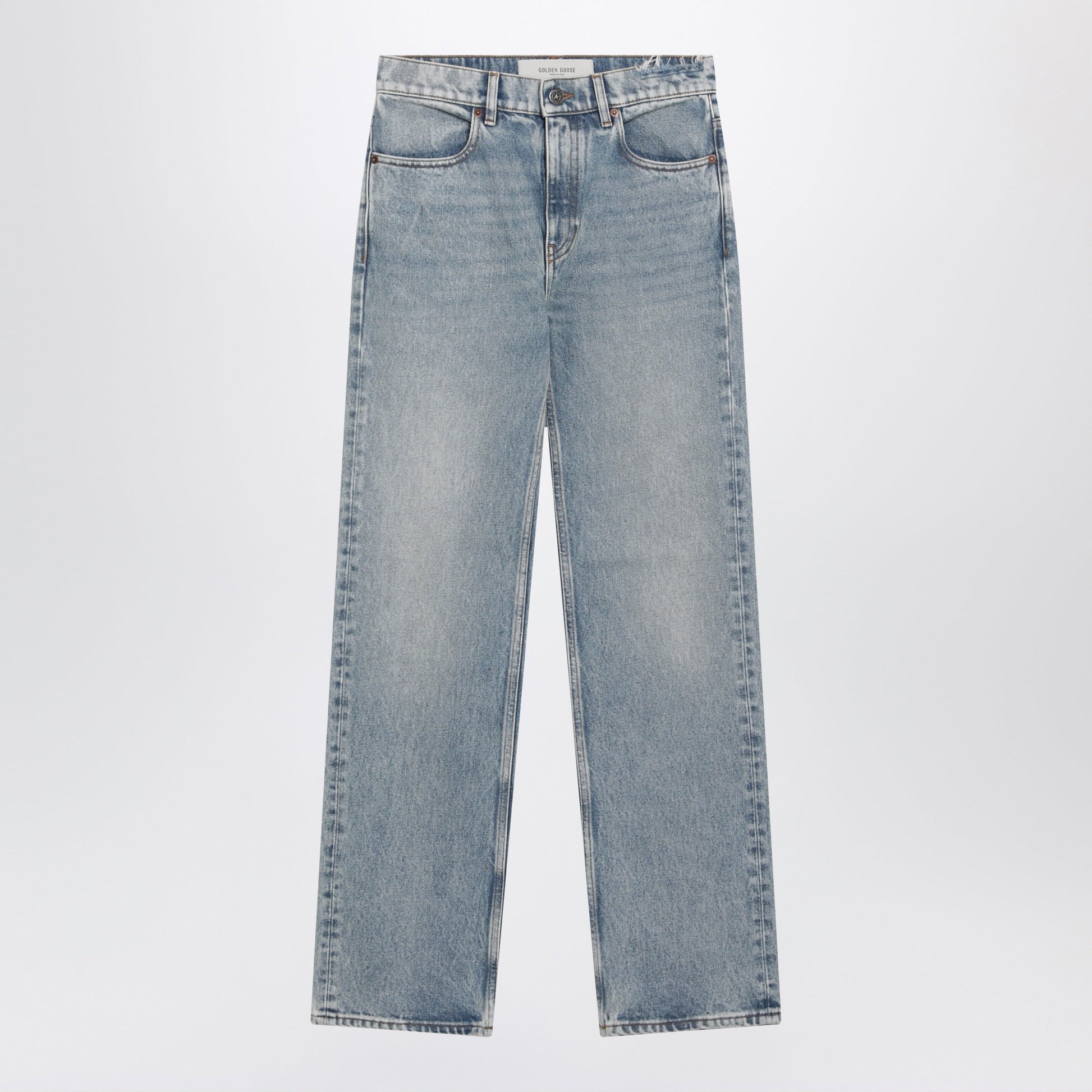 Golden Goose Light Blue Washed-Effect Jeans Women GOLDEN GOOSE