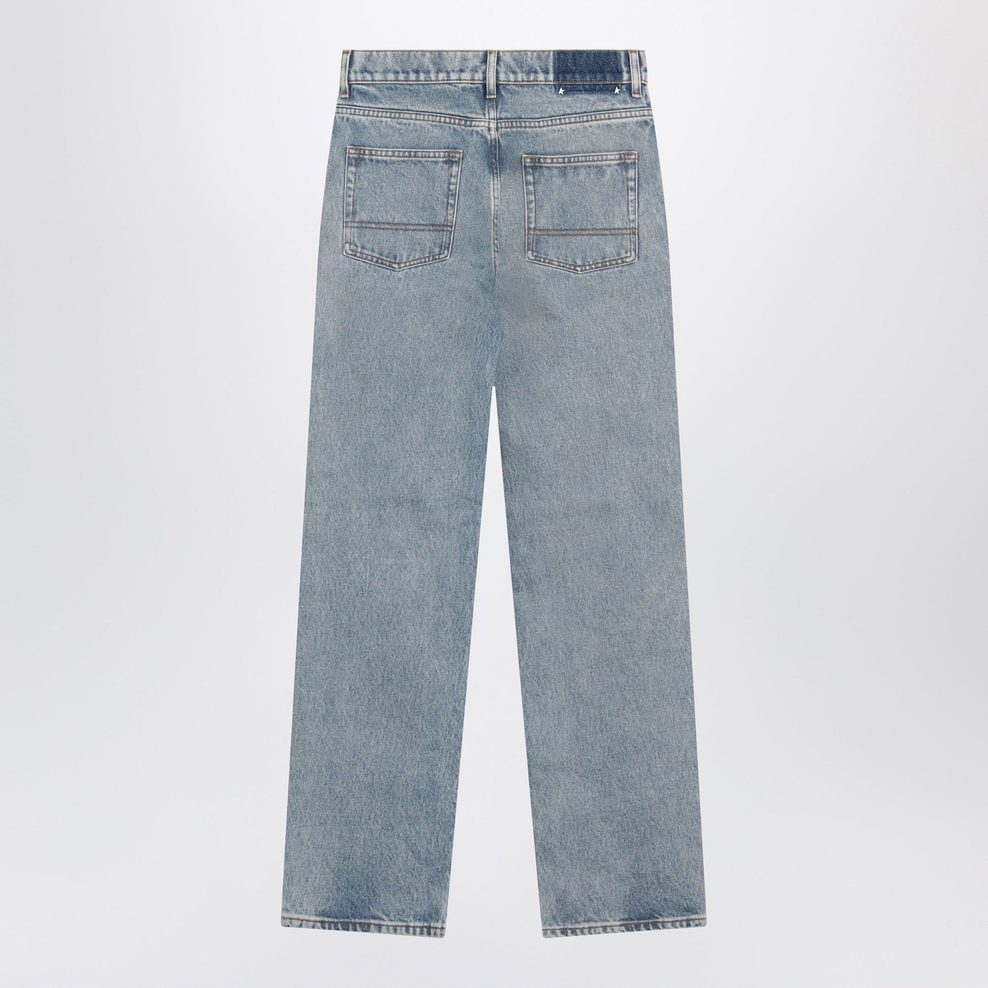 Golden Goose Light Blue Washed-Effect Jeans Women GOLDEN GOOSE