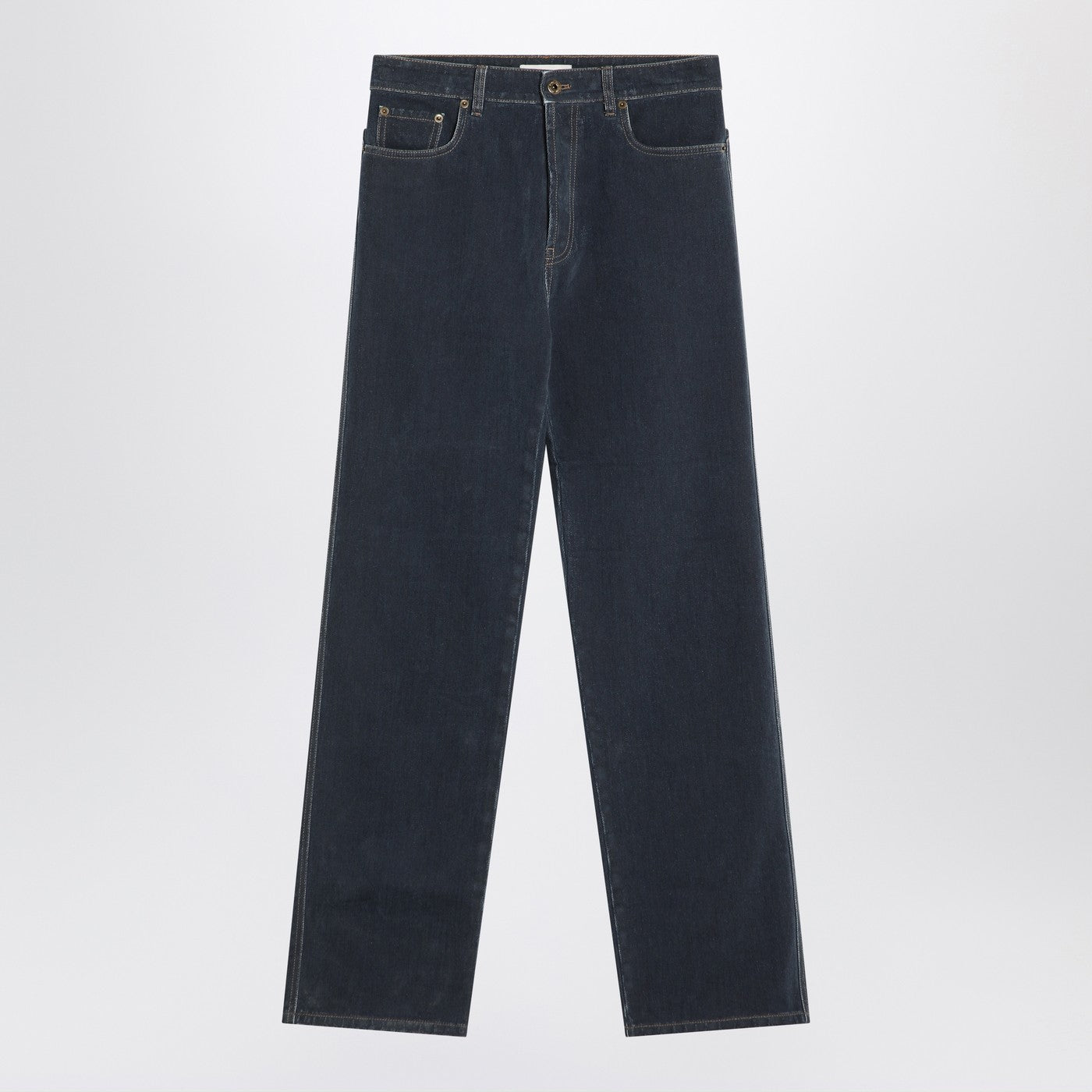 Miu Miu Blue Denim Pants Women MIU MIU