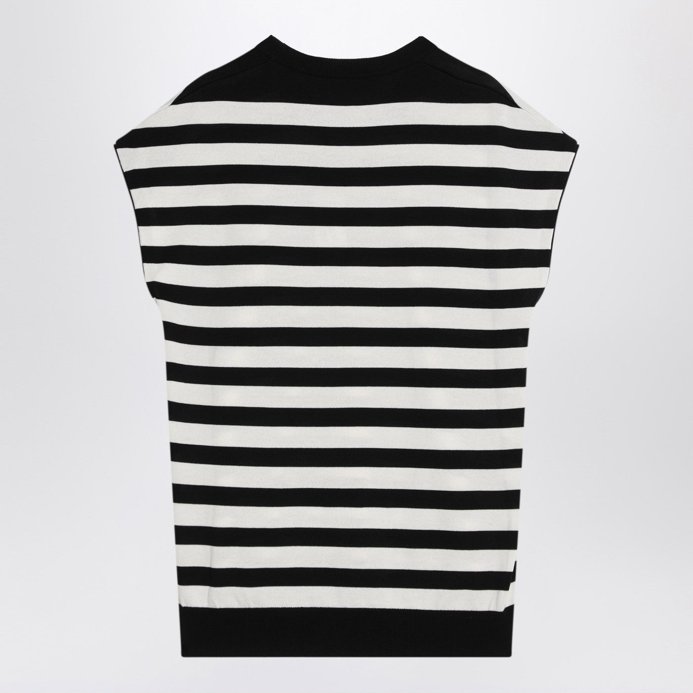 Dolce&Gabbana Sleeveless Kimono-Style Striped Sweater Men DOLCE & GABBANA