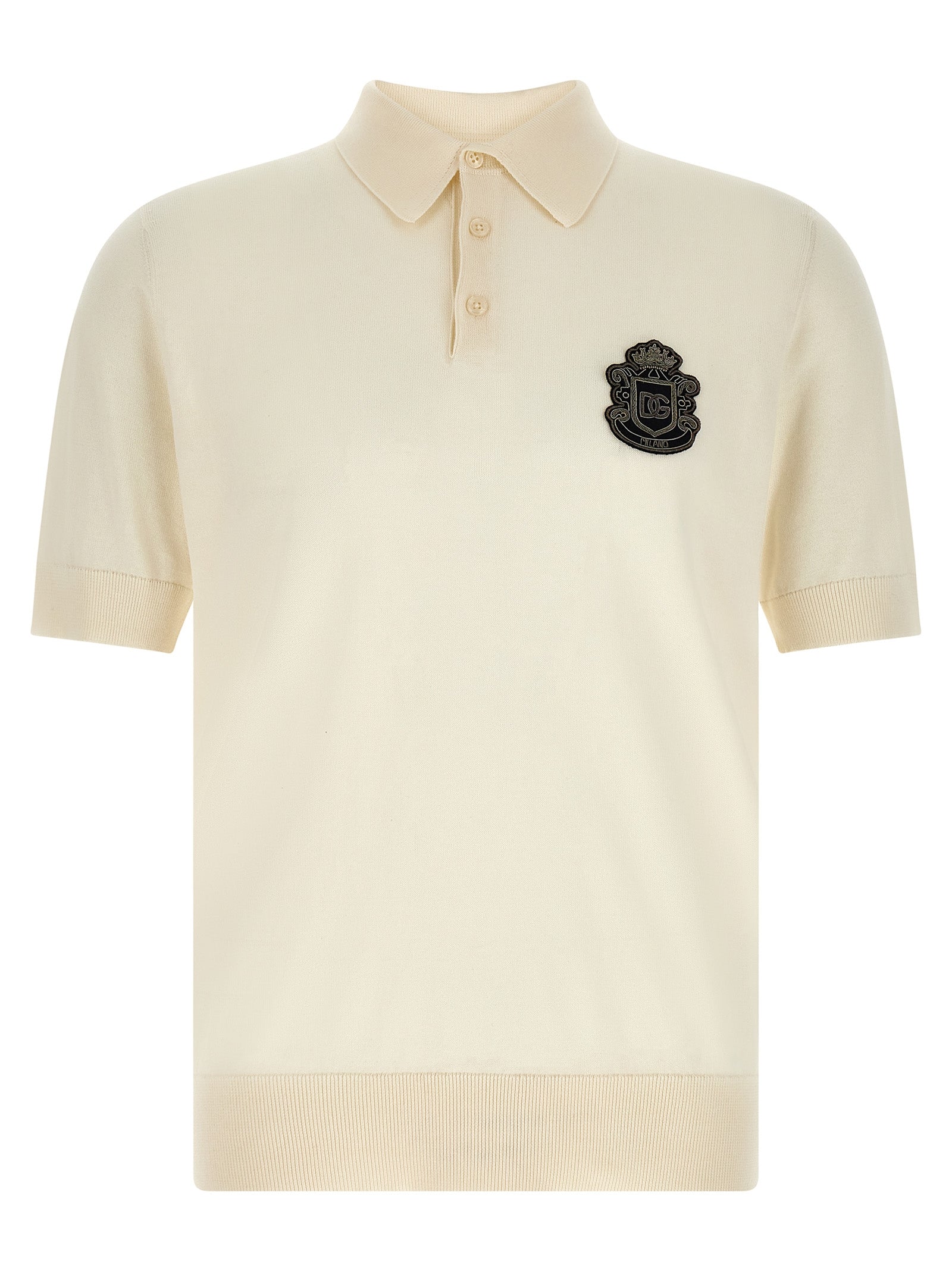Dolce & Gabbana Men 'Dg' Patch Polo Shirt DOLCE & GABBANA