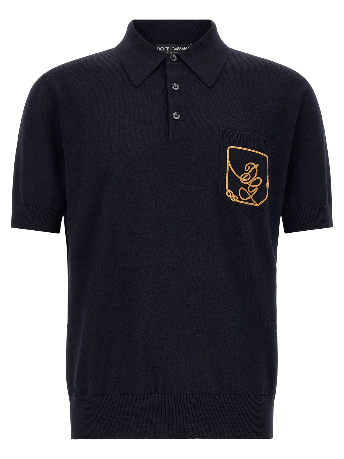 Dolce & Gabbana Men Logo Embroidery Polo Shirt DOLCE & GABBANA