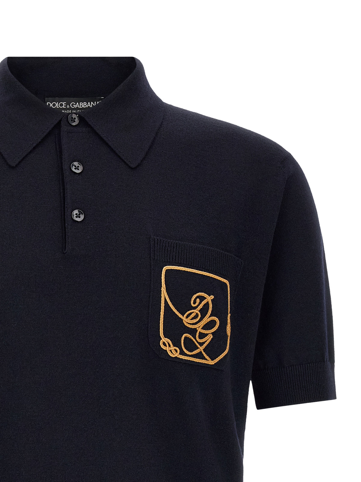 Dolce & Gabbana Men Logo Embroidery Polo Shirt DOLCE & GABBANA