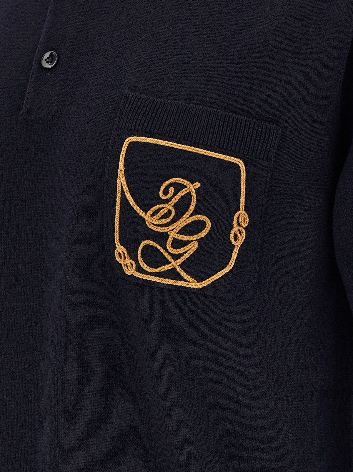 Dolce & Gabbana Men Logo Embroidery Polo Shirt DOLCE & GABBANA