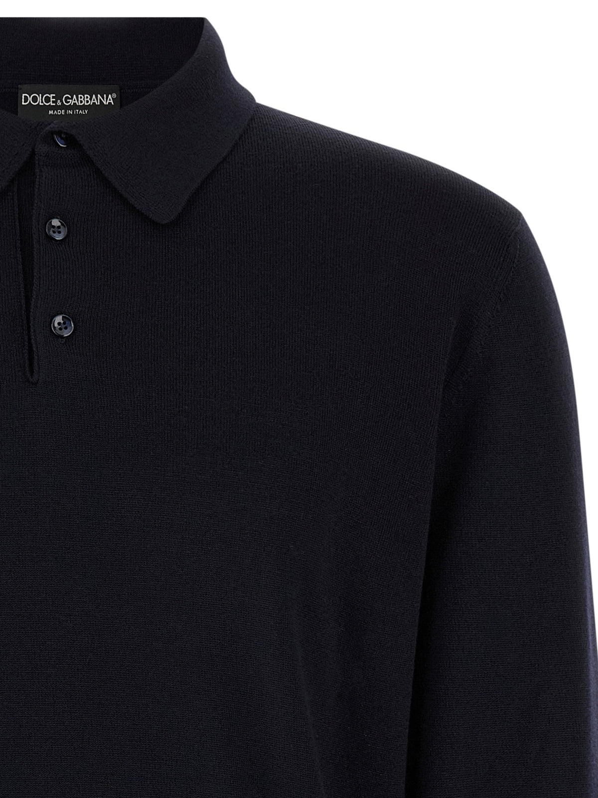 Dolce & Gabbana Men Virgin Wool Polo Shirt DOLCE & GABBANA