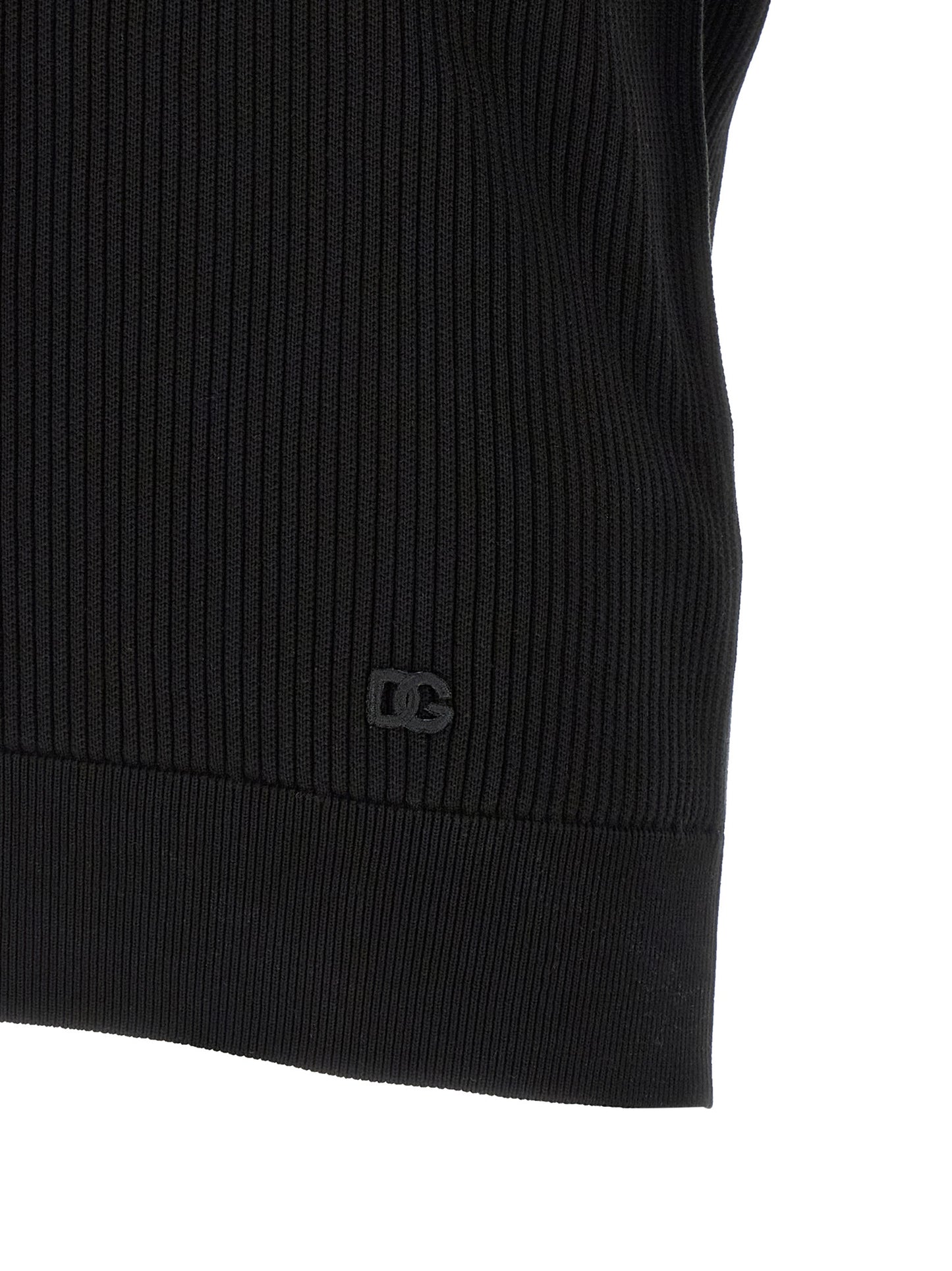 Dolce & Gabbana Men Micro-Ribbed Polo Shirt DOLCE & GABBANA