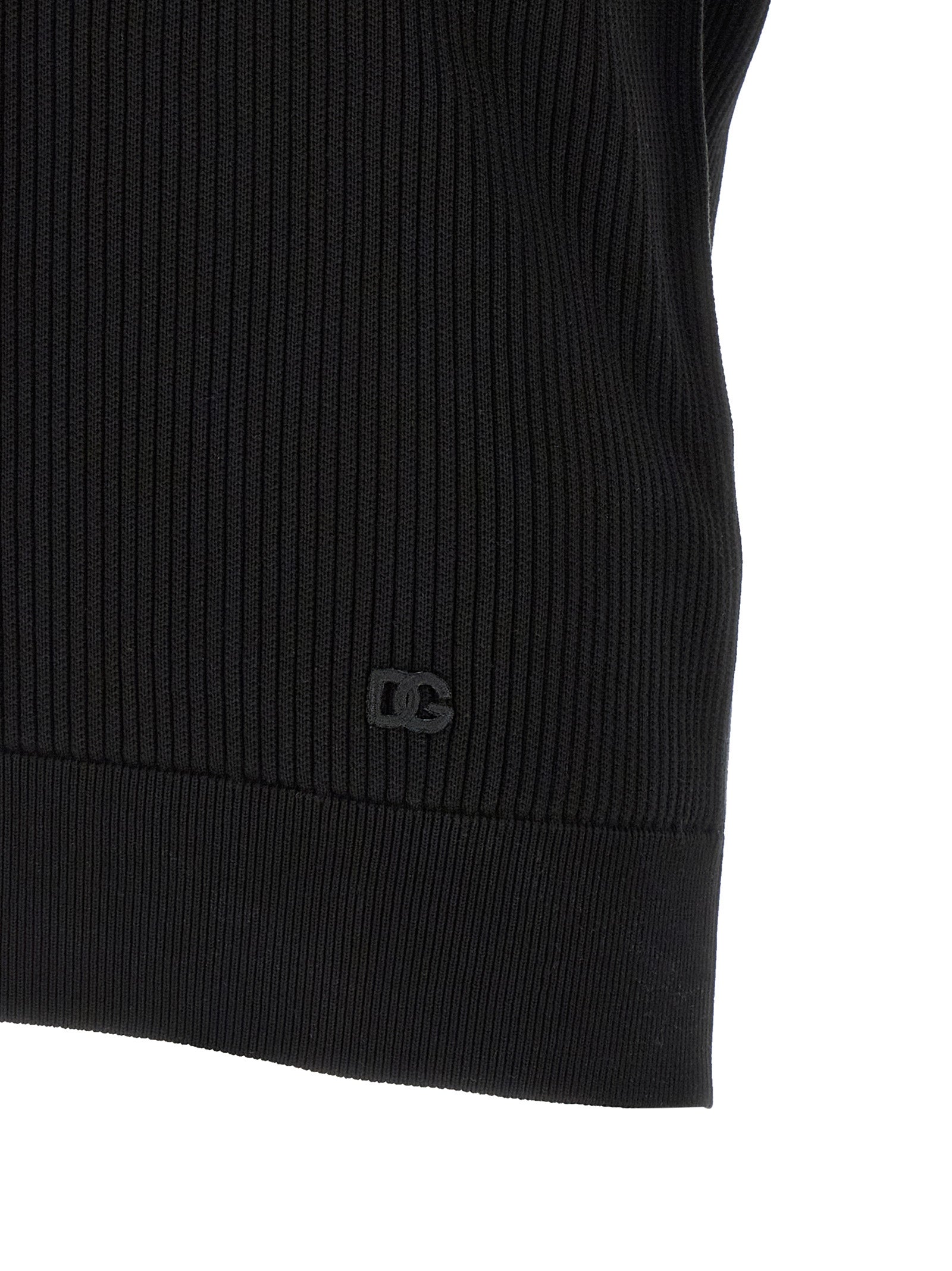 Dolce & Gabbana Men Micro-Ribbed Polo Shirt DOLCE & GABBANA