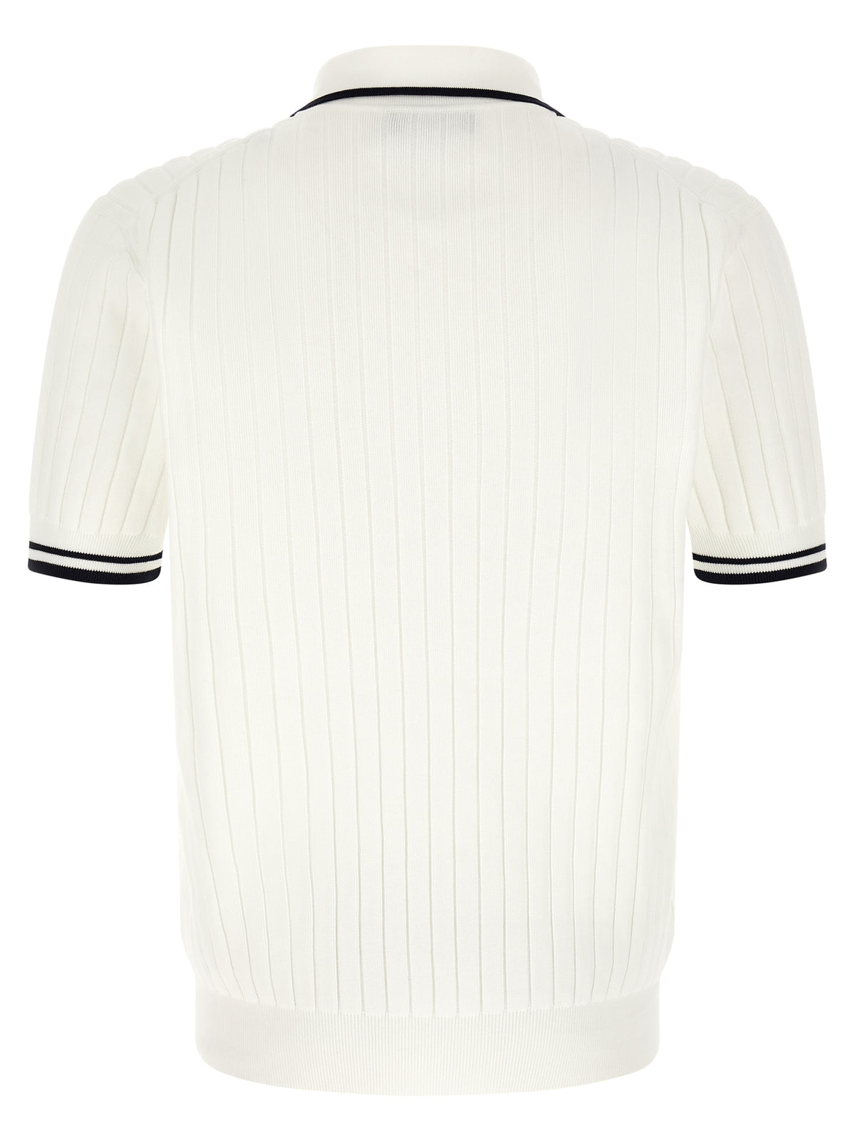 Dolce & Gabbana Men Flat Ribbed Polo Shirt DOLCE & GABBANA