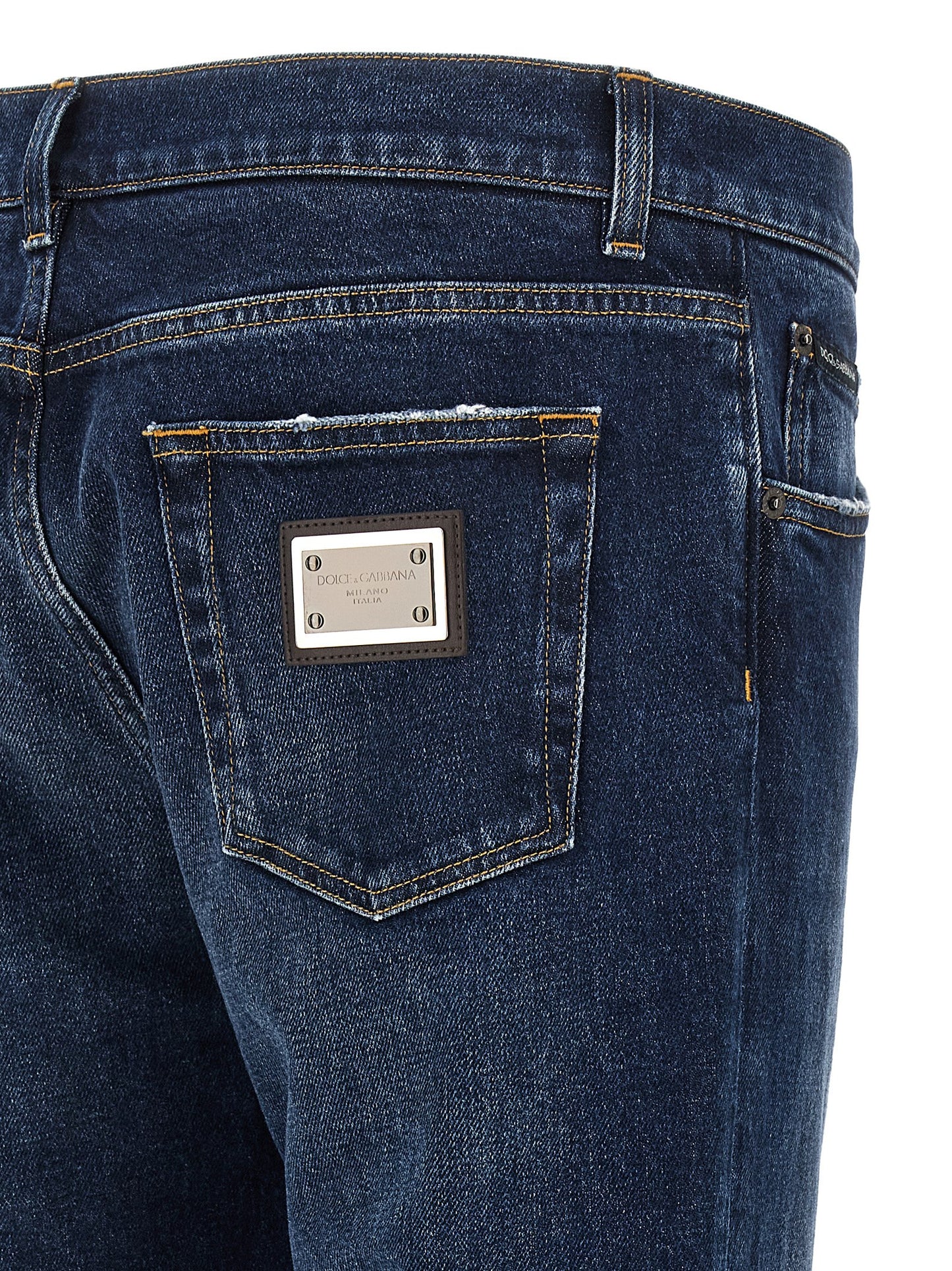 Dolce & Gabbana Men Logo Plaque Jeans DOLCE & GABBANA