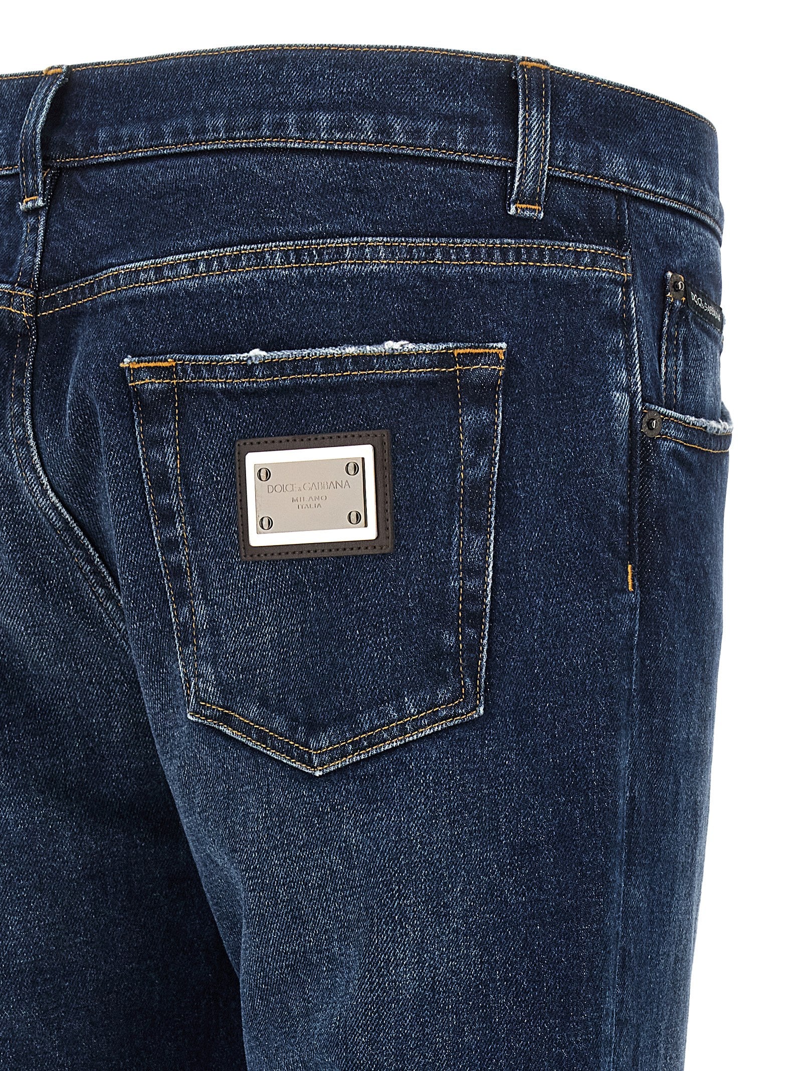 Dolce & Gabbana Men Logo Plaque Jeans DOLCE & GABBANA