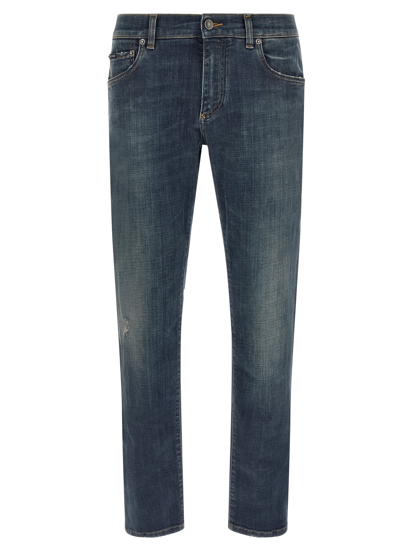 Dolce & Gabbana Men Used Effect Jeans DOLCE & GABBANA