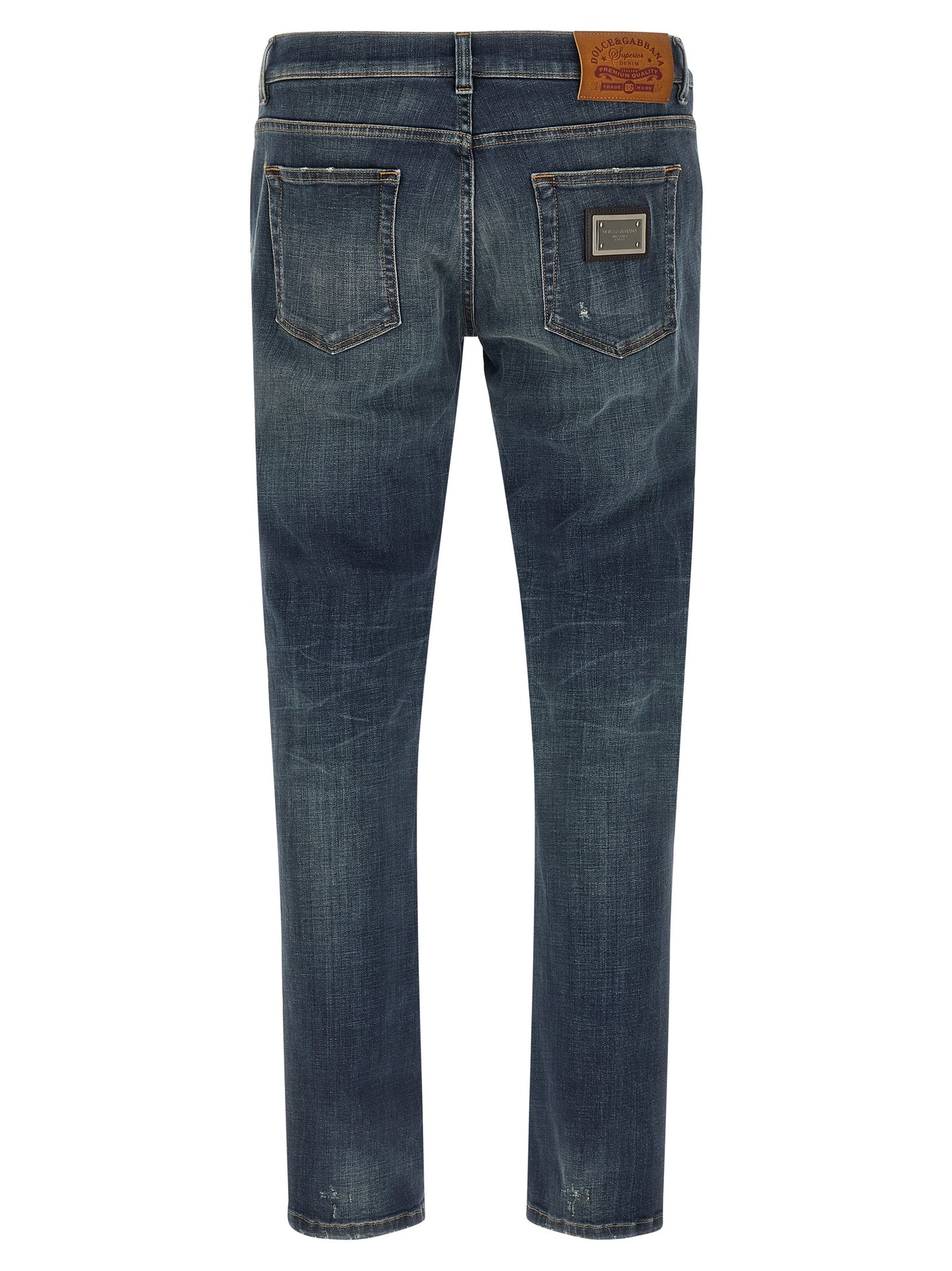Dolce & Gabbana Men Used Effect Jeans DOLCE & GABBANA