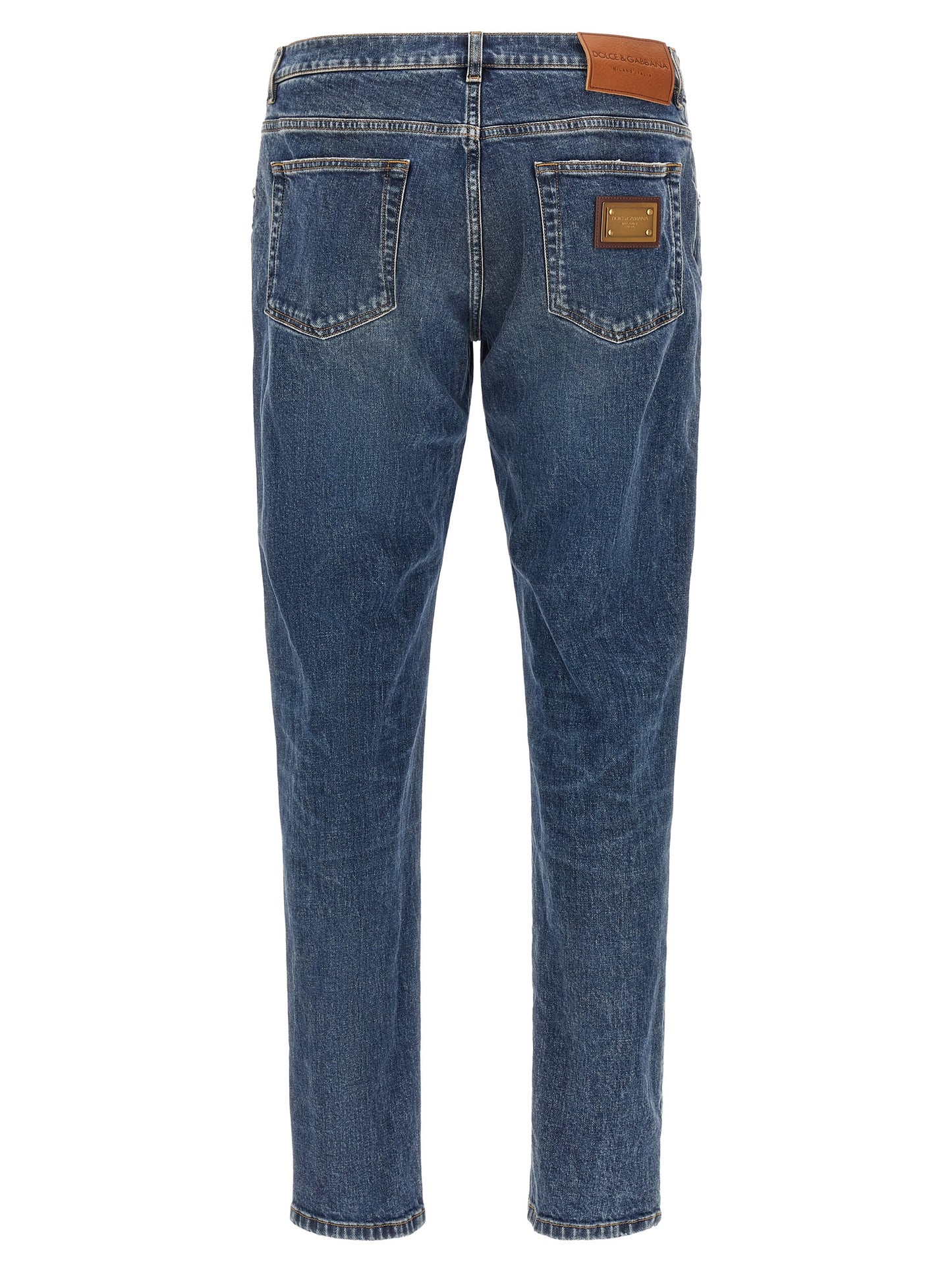 Dolce & Gabbana Men Logo Plaque Jeans DOLCE & GABBANA