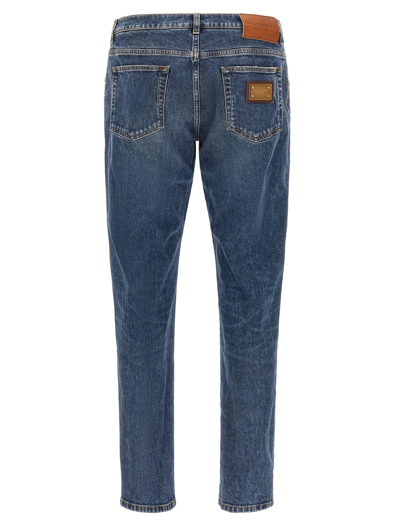 Dolce & Gabbana Men Logo Plaque Jeans DOLCE & GABBANA