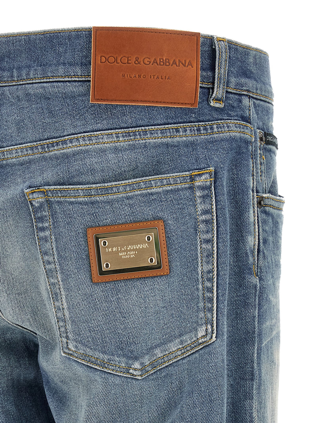 Dolce & Gabbana Men Logo Plaque Jeans DOLCE & GABBANA