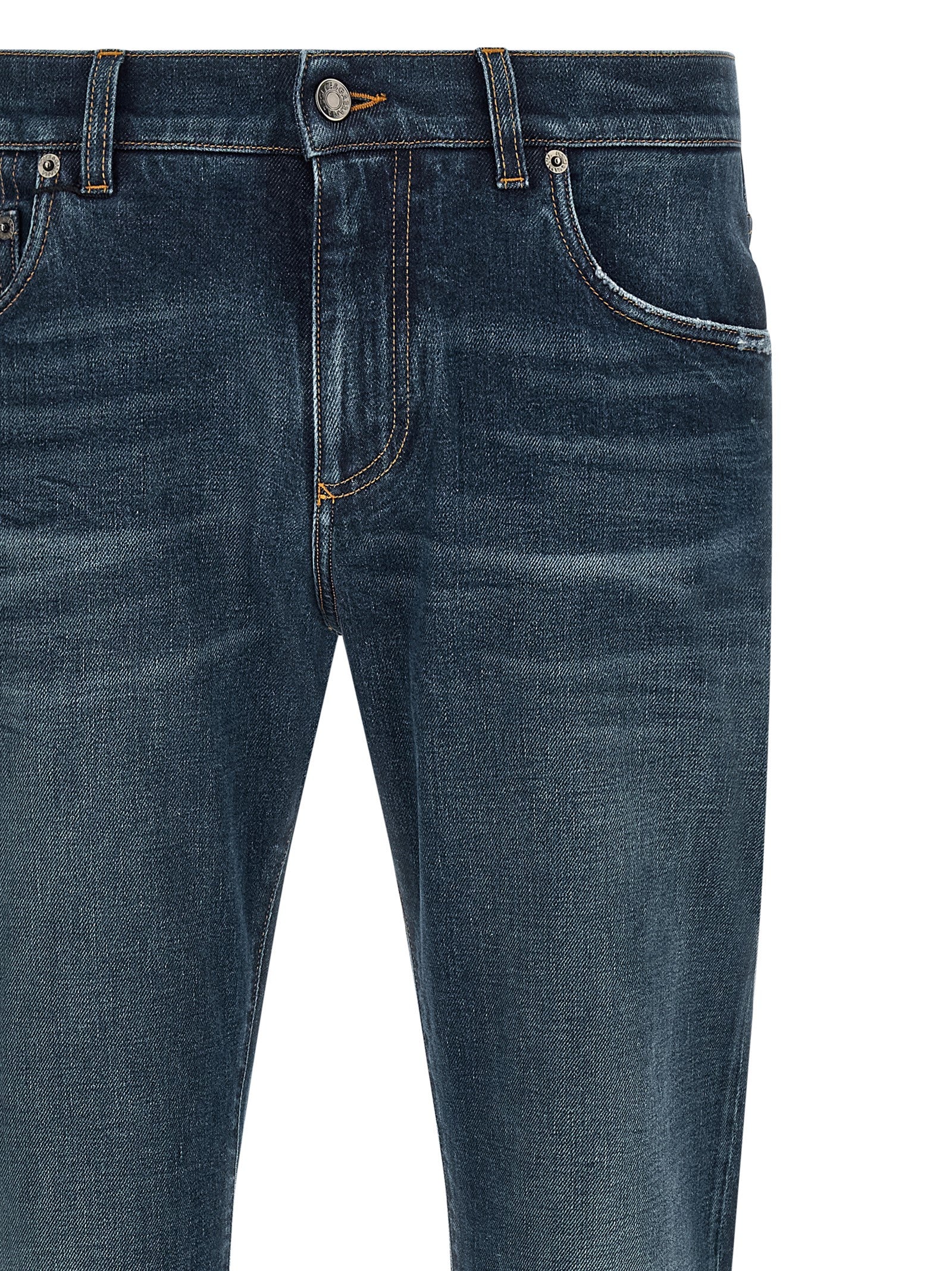 Dolce & Gabbana Men Logo Patch Jeans DOLCE & GABBANA