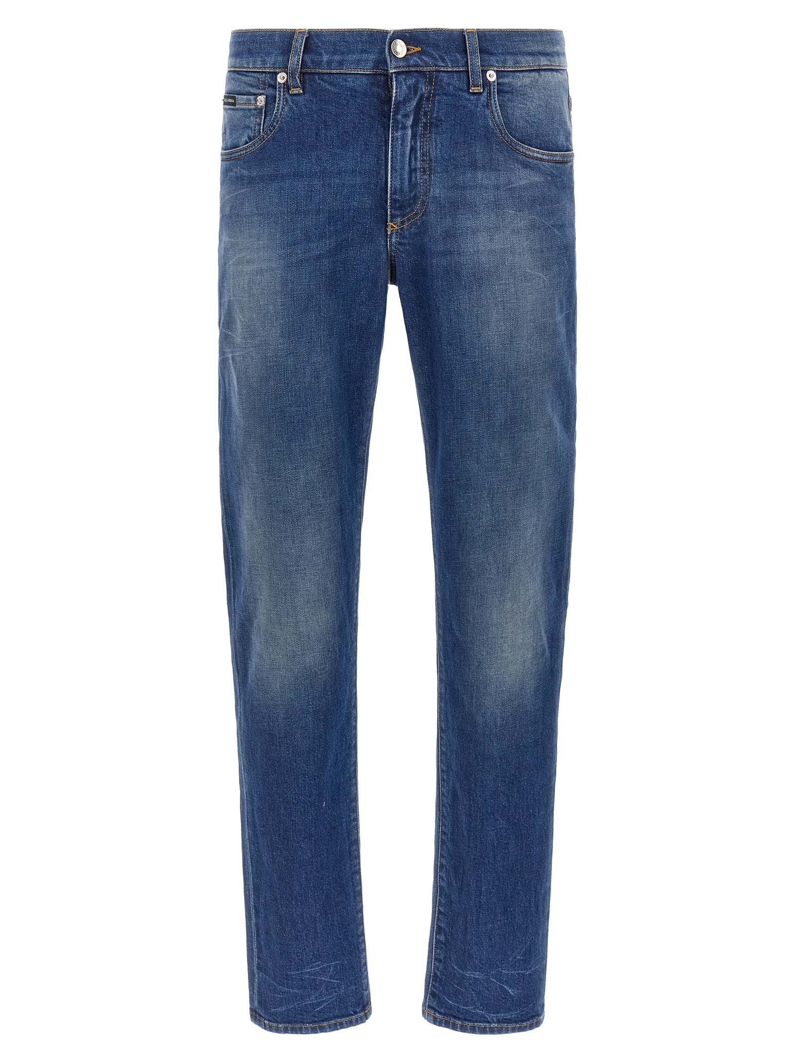 Dolce & Gabbana Men Logo Embroidery Jeans DOLCE & GABBANA