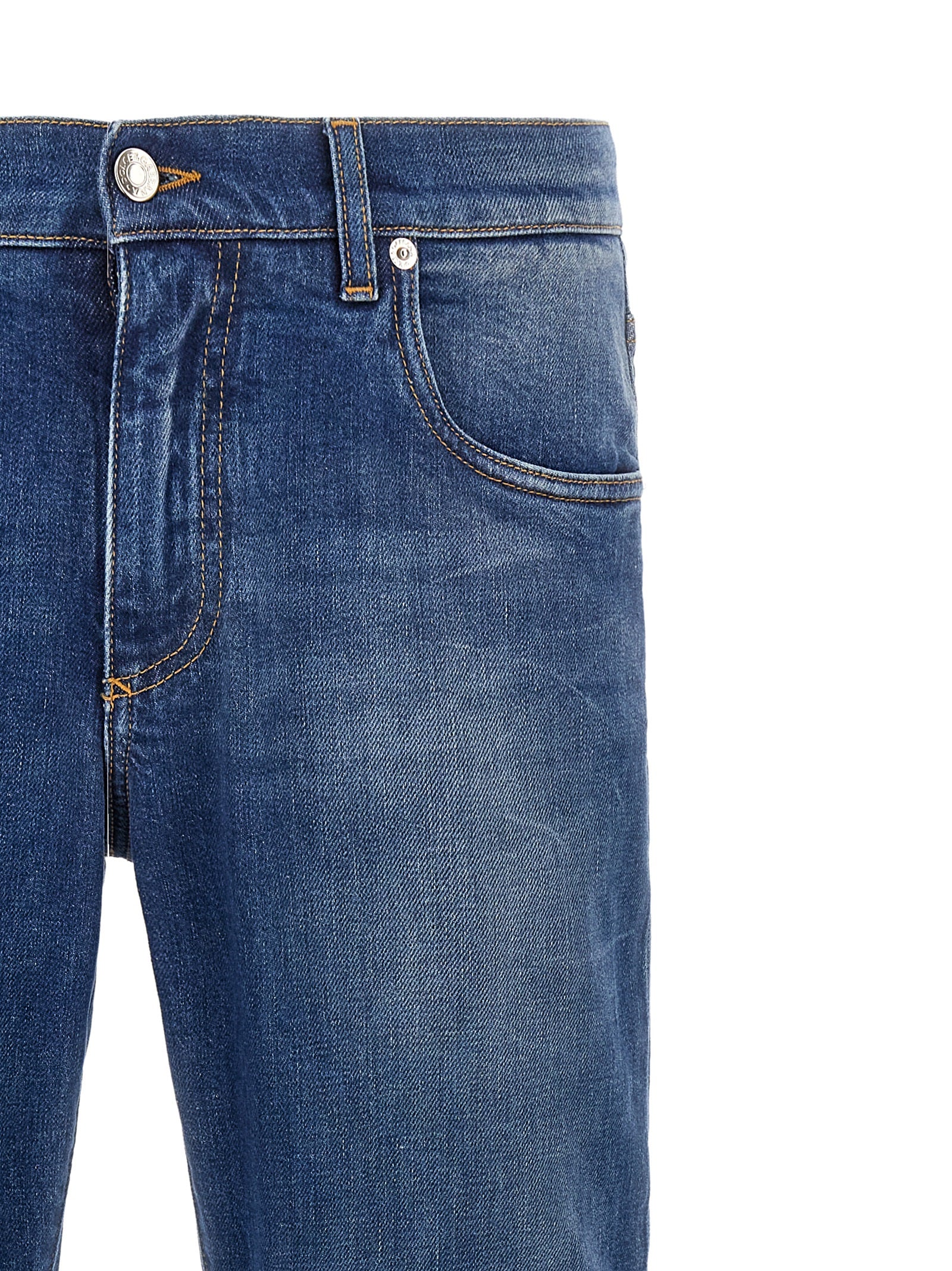 Dolce & Gabbana Men Logo Embroidery Jeans DOLCE & GABBANA