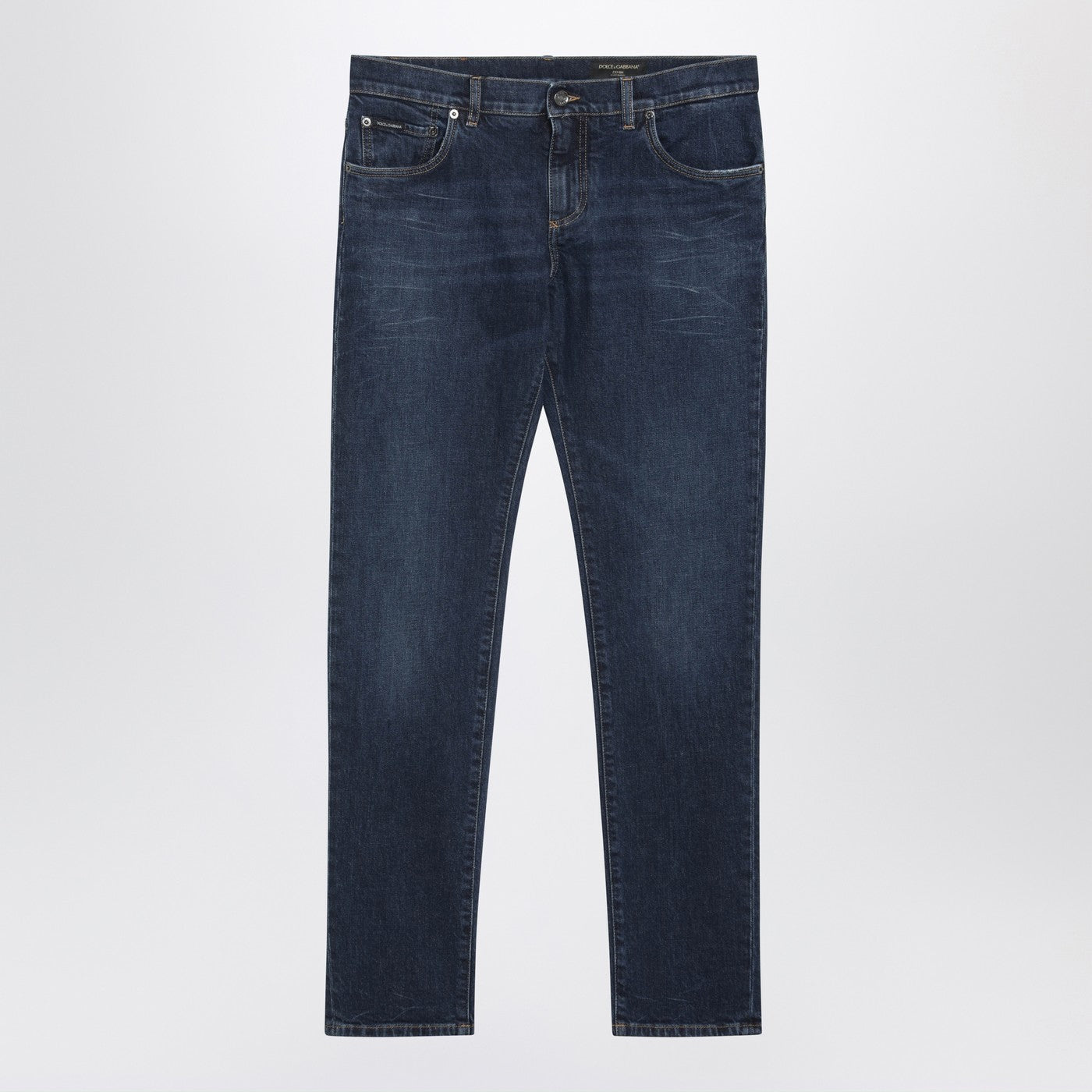 Dolce&Gabbana Blue Skinny Jeans Men DOLCE & GABBANA