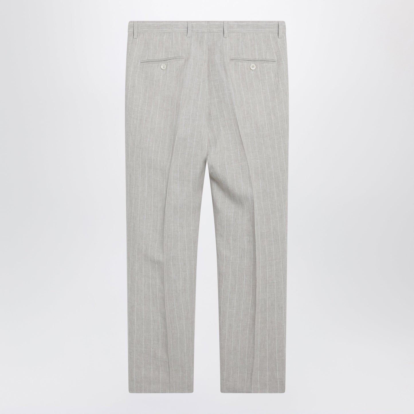Dolce&Gabbana Pinstripe Linen Tailored Trousers Men DOLCE & GABBANA