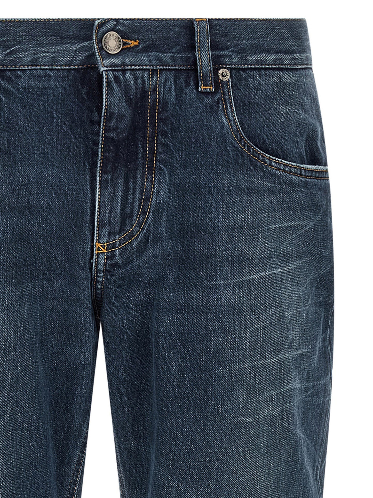 Dolce & Gabbana Men Logo Embroidery Jeans DOLCE & GABBANA
