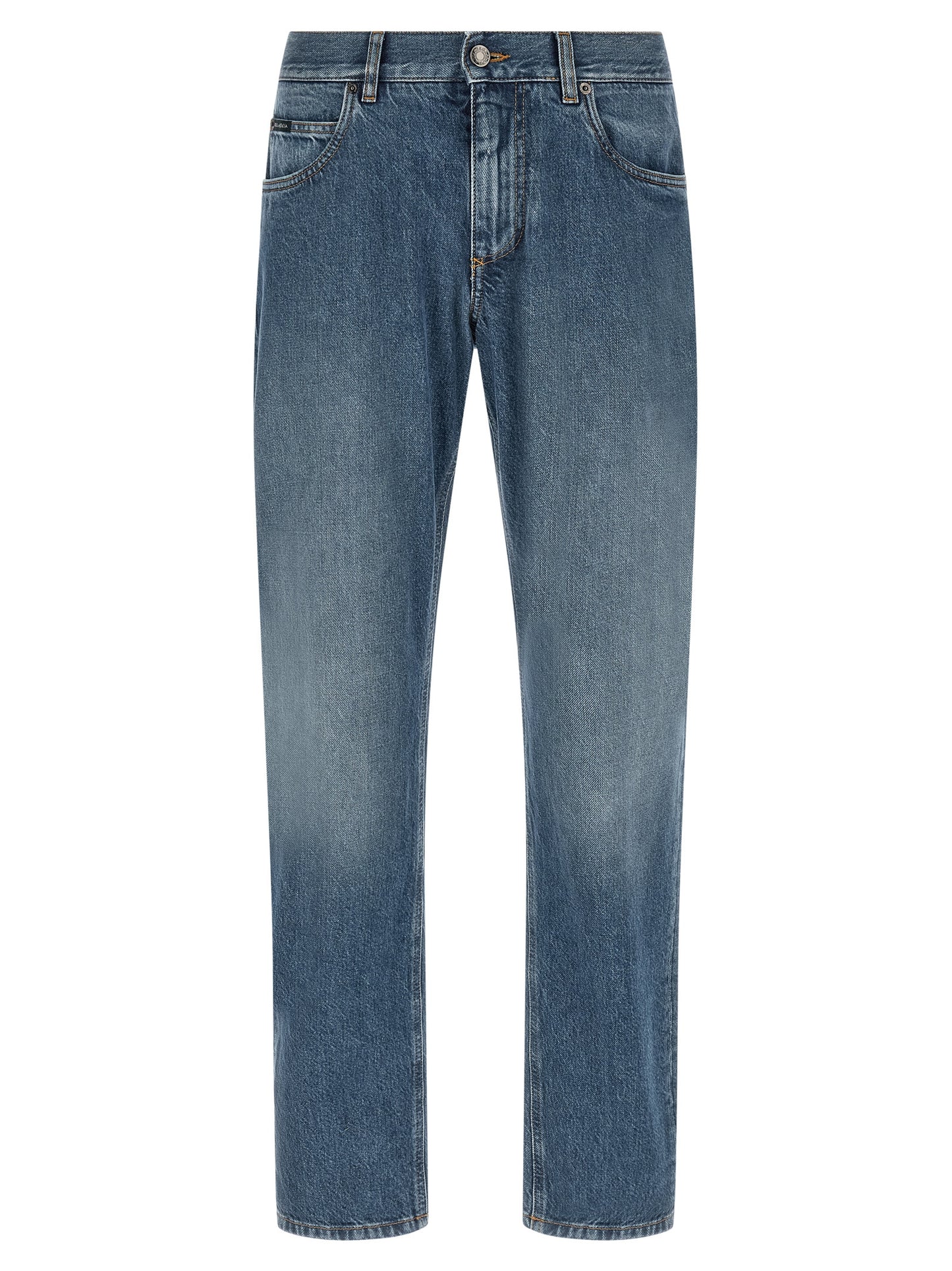 Dolce & Gabbana Men Heraldic Embroidery Jeans DOLCE & GABBANA
