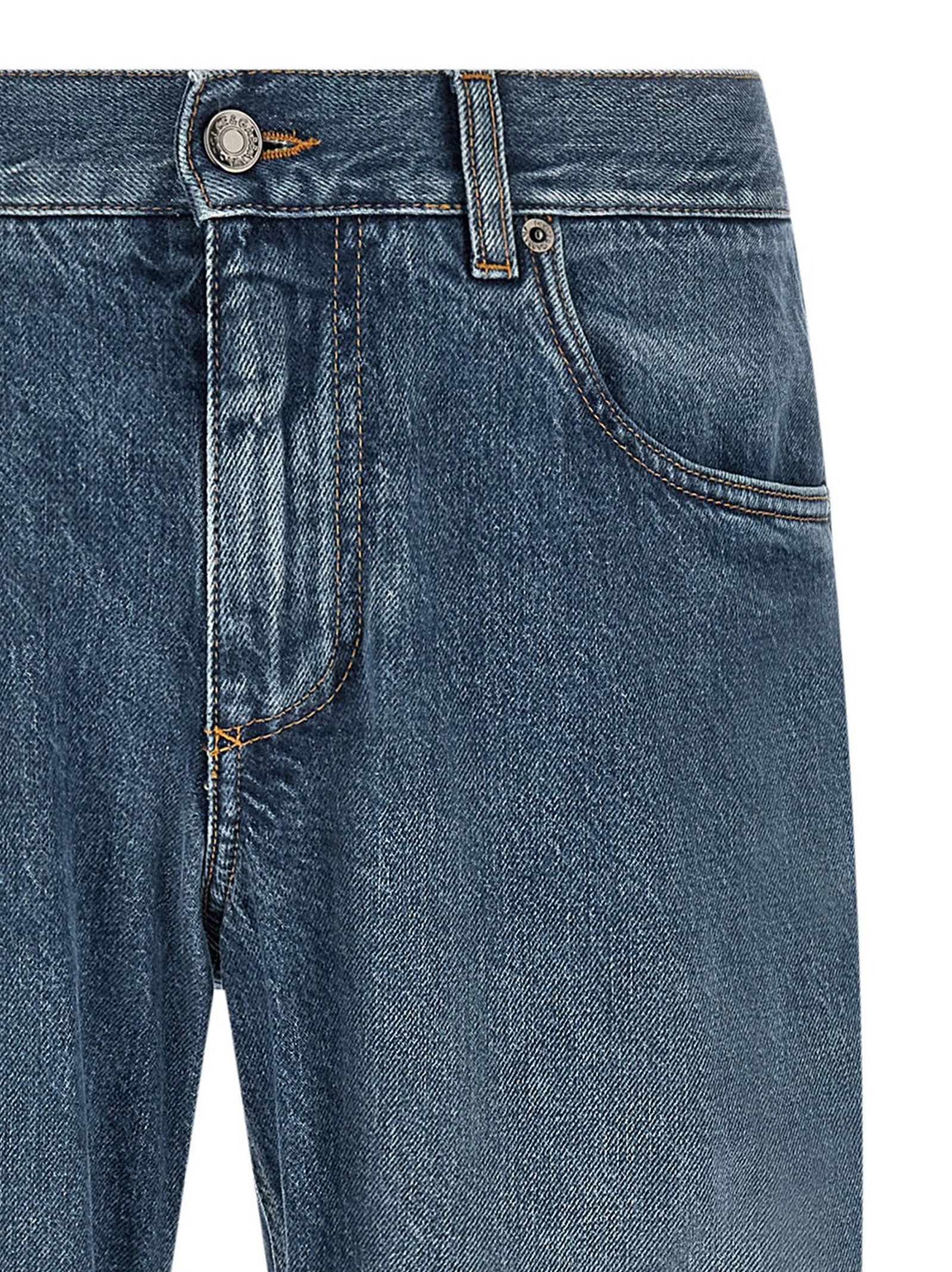 Dolce & Gabbana Men Heraldic Embroidery Jeans DOLCE & GABBANA