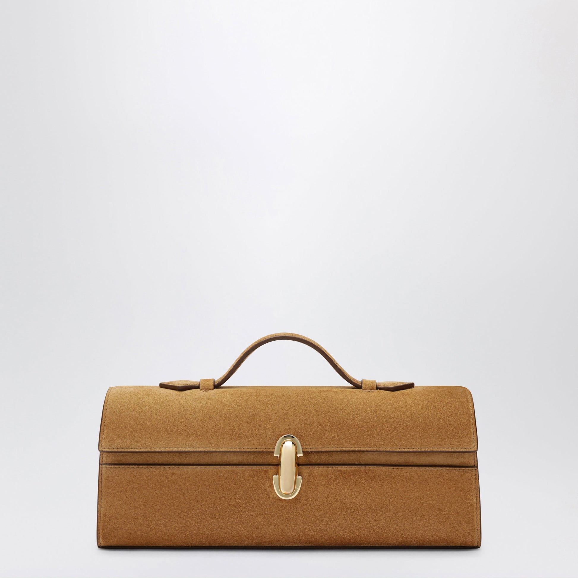 Savette Slim Symmetry Pouch In Light Brown Calf Leather Women SAVETTE