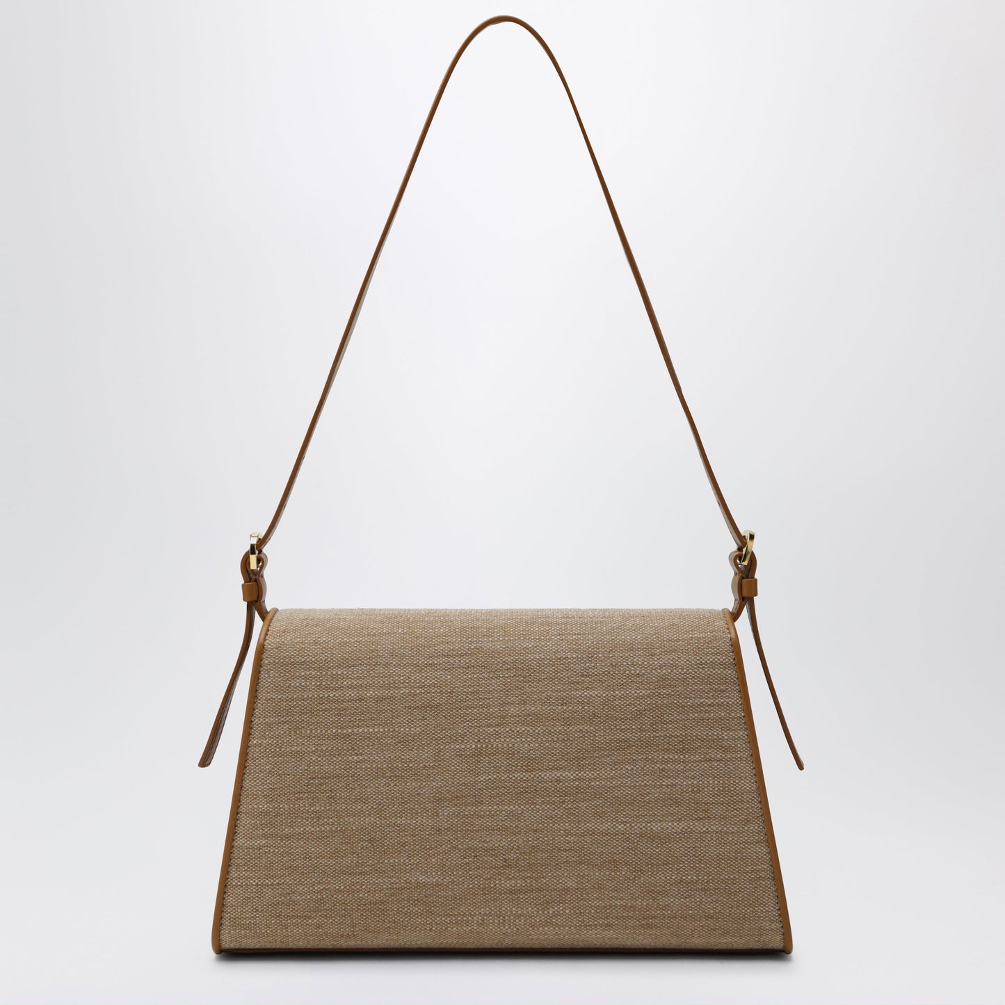 Savette Symmetry Crossbody Bag In Canvas And Light Brown Leather Women SAVETTE