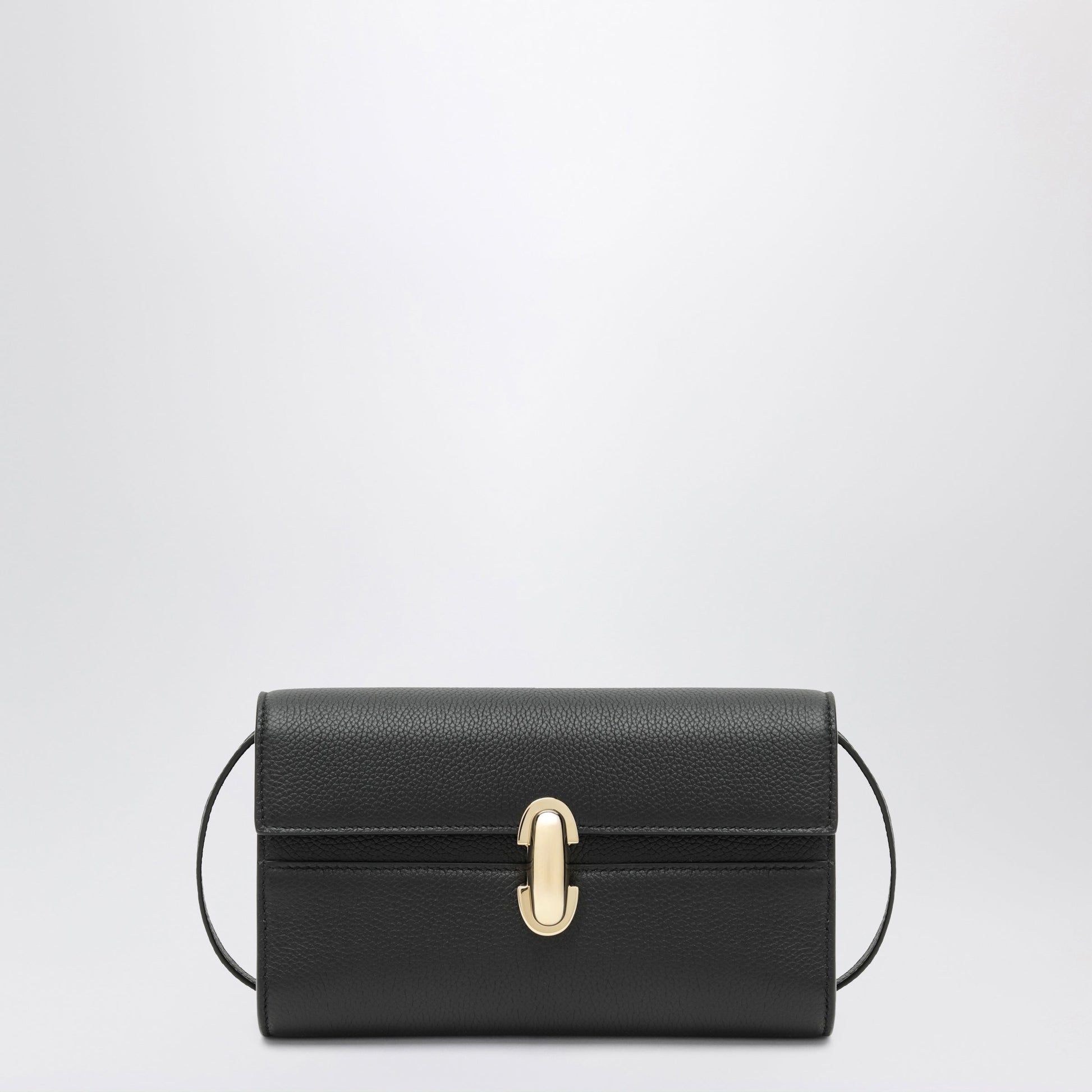 Savette Symmetry Mini Crossbody Bag In Black Leather Women SAVETTE