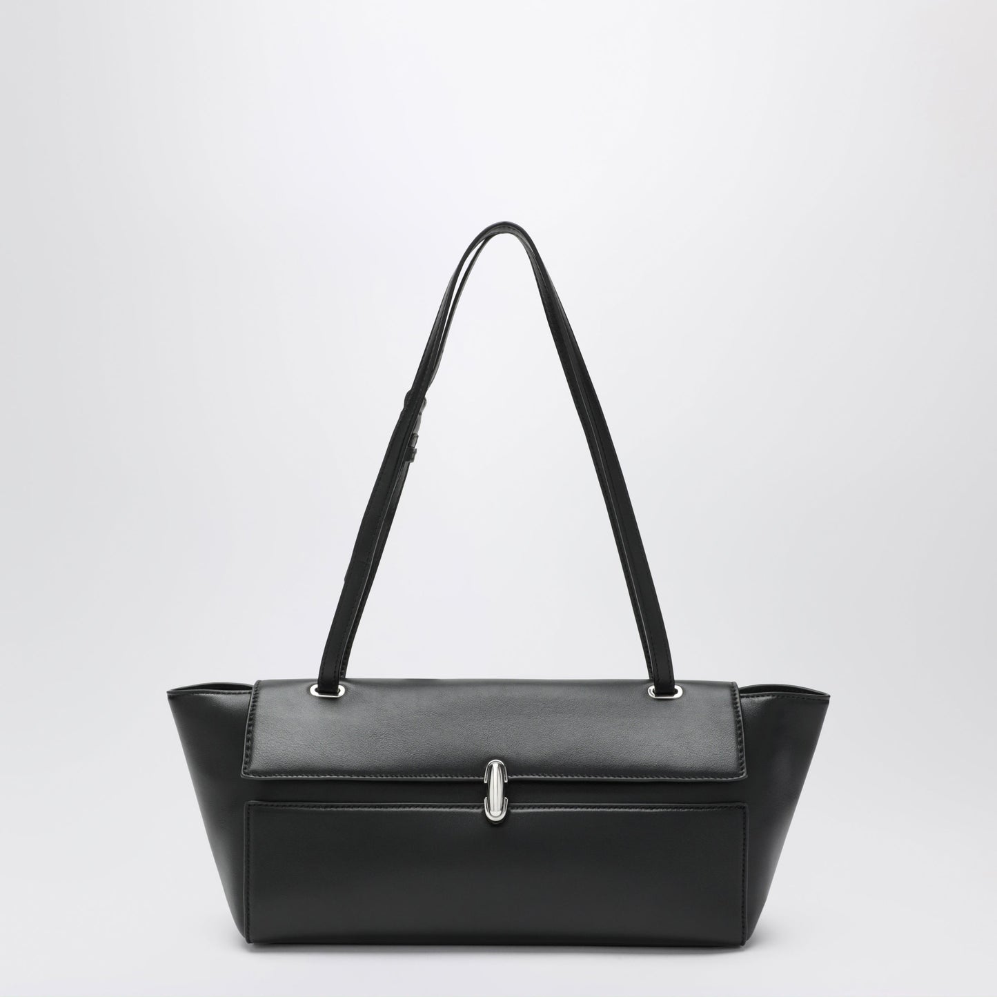 Savette Symmetry Trapeze Bag In Black Leather Women SAVETTE