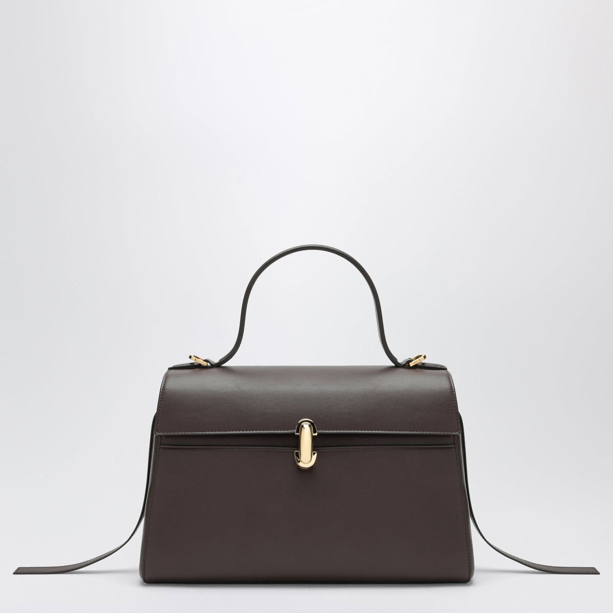 Savette Brown Soft Symmetry Handbag In Leather Women SAVETTE
